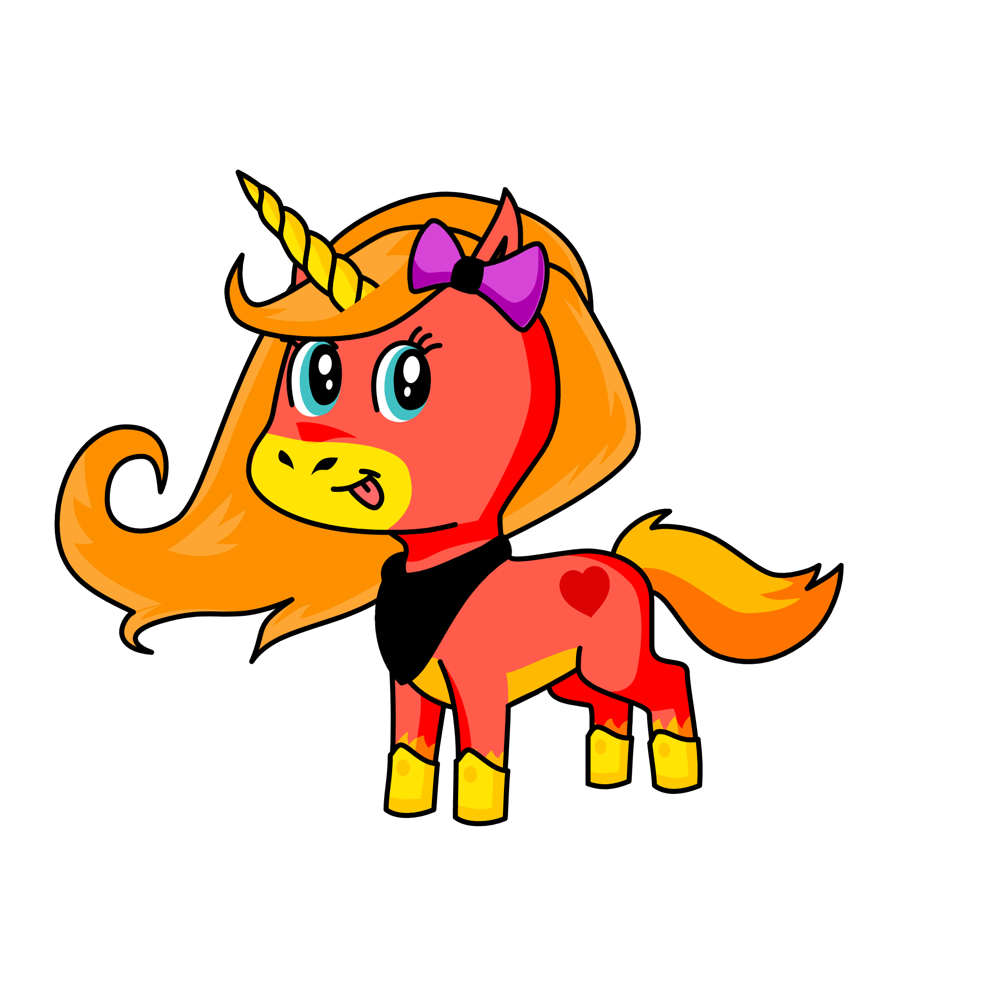 Spark ( fire unicorn, the unicorn