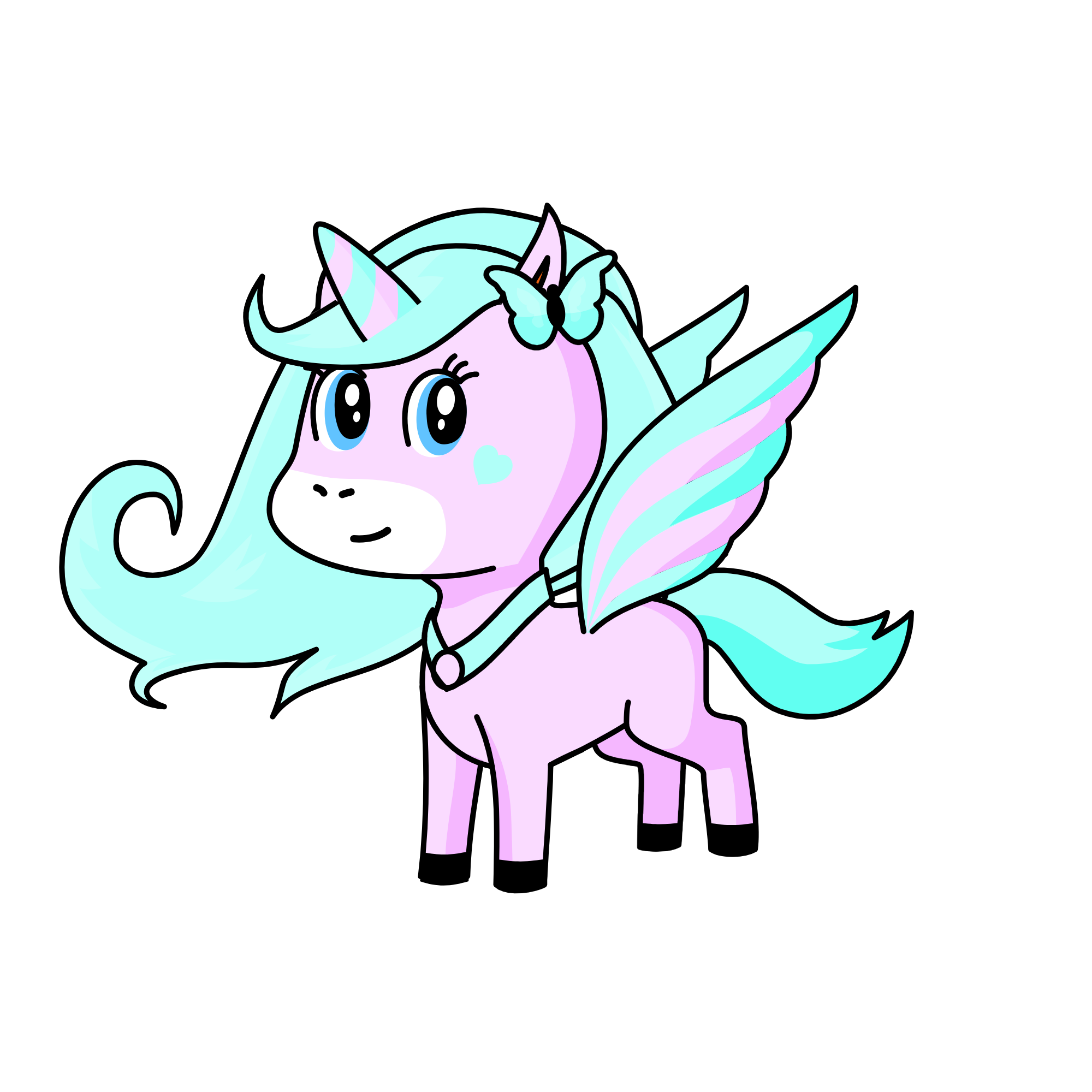 cotten candy, the unicorn