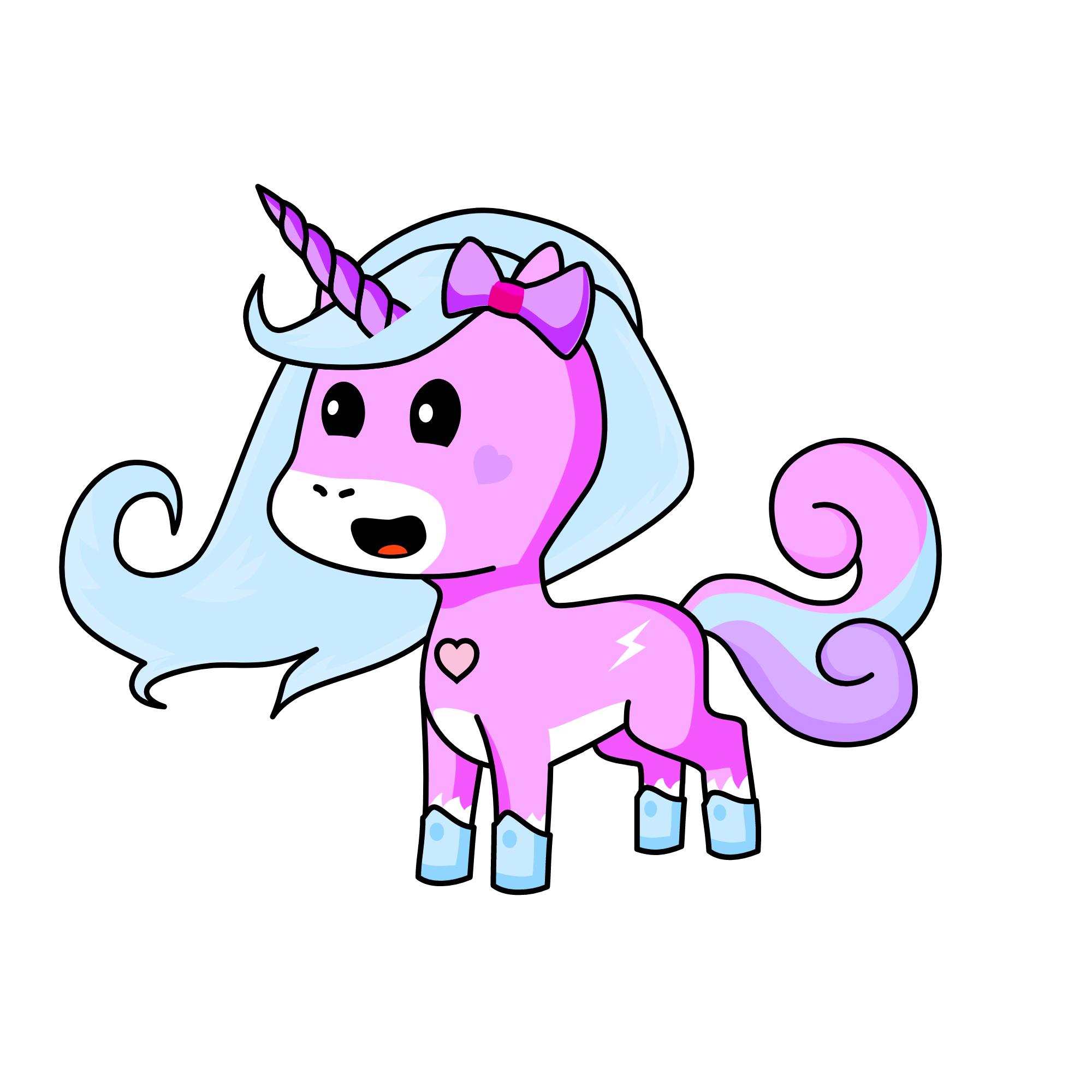 lila (gender reveal), the unicorn