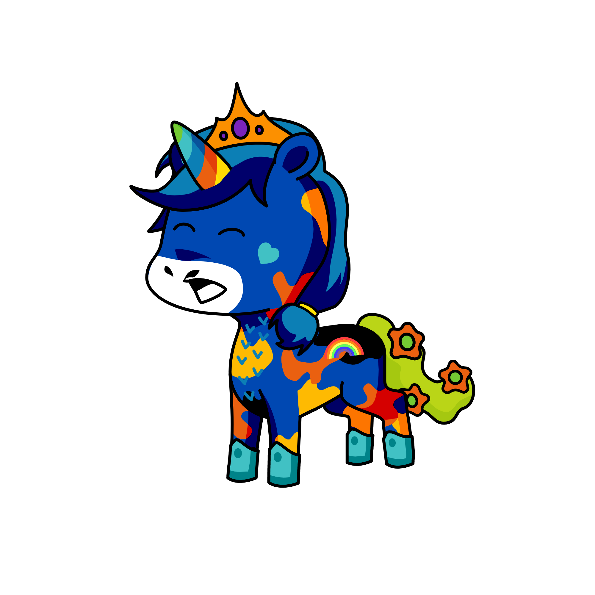 Pee pee poo poo ugly smelly pu, the unicorn