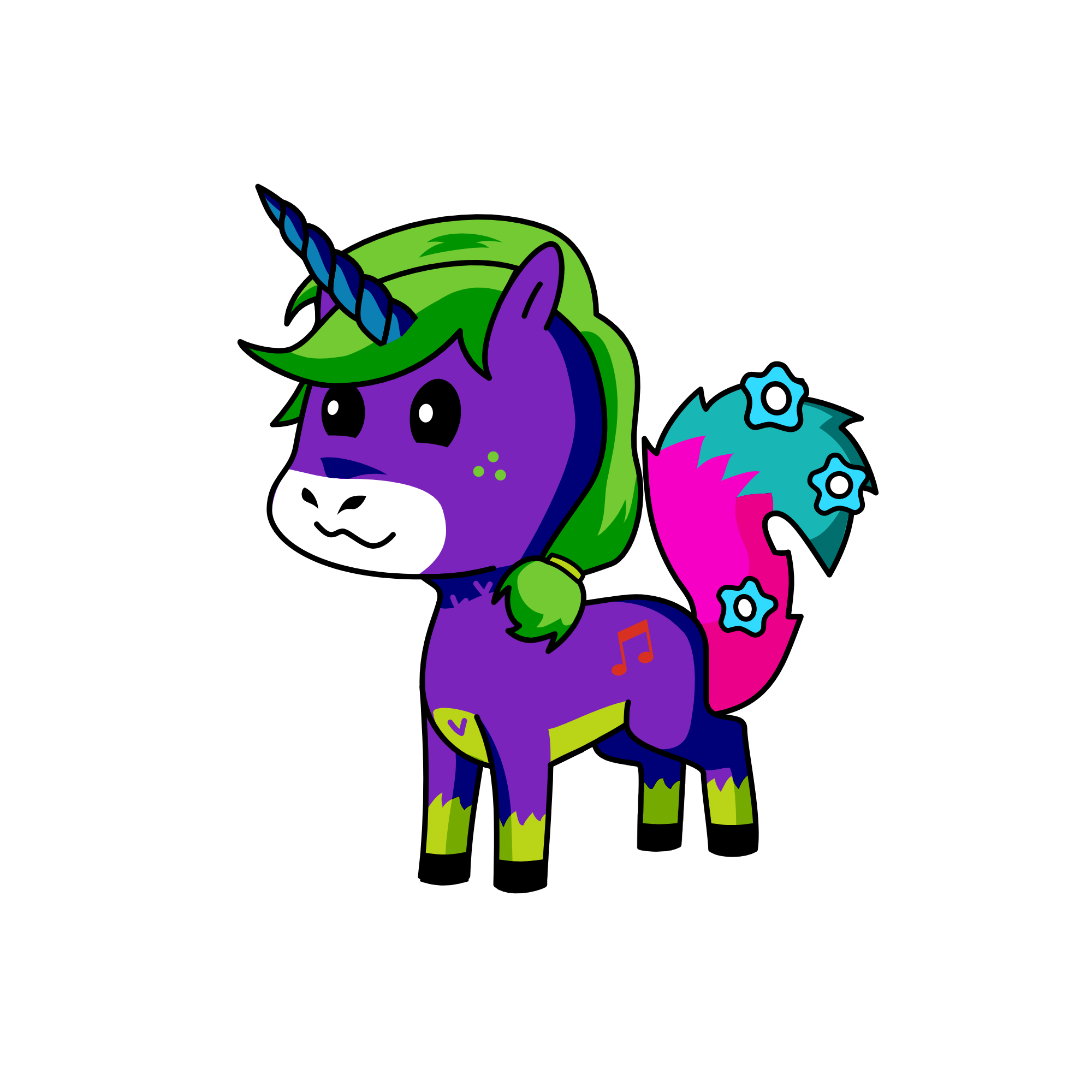 q, the unicorn