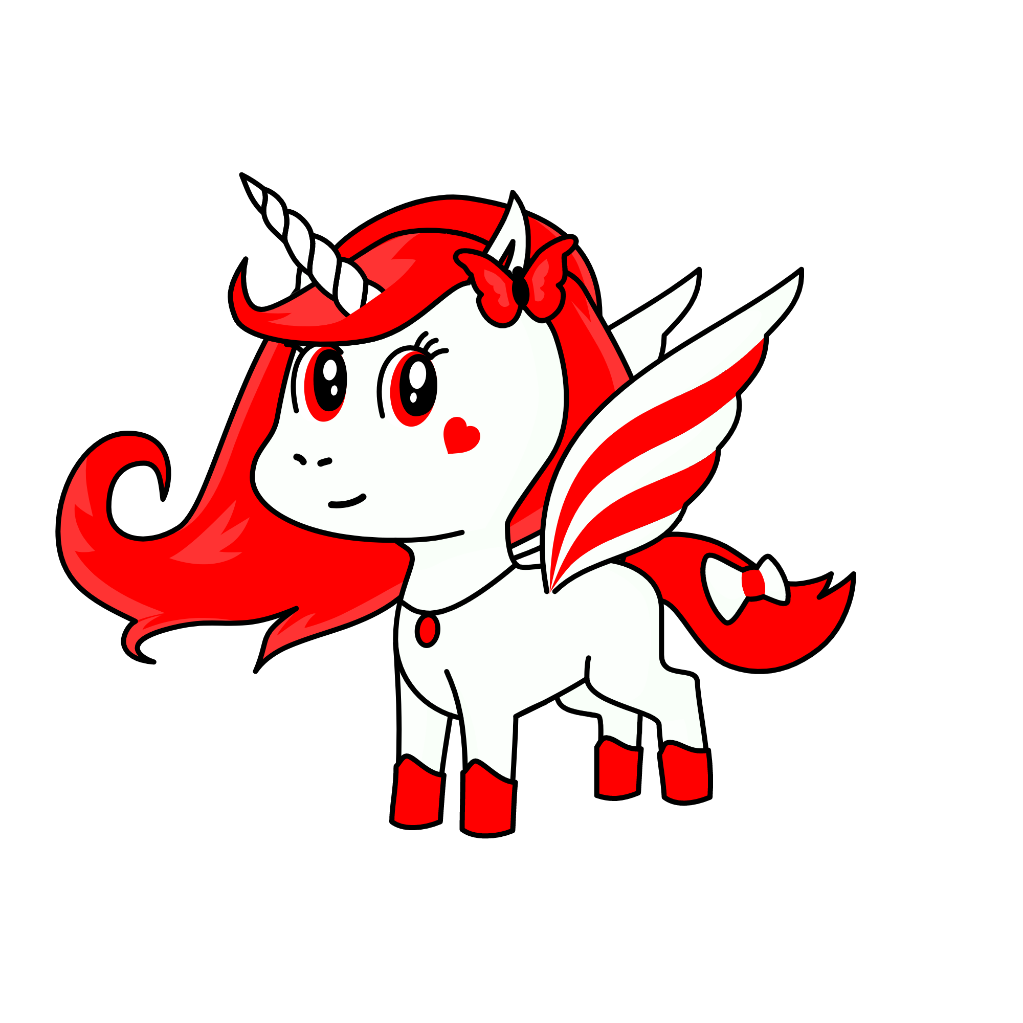 Candy, the unicorn