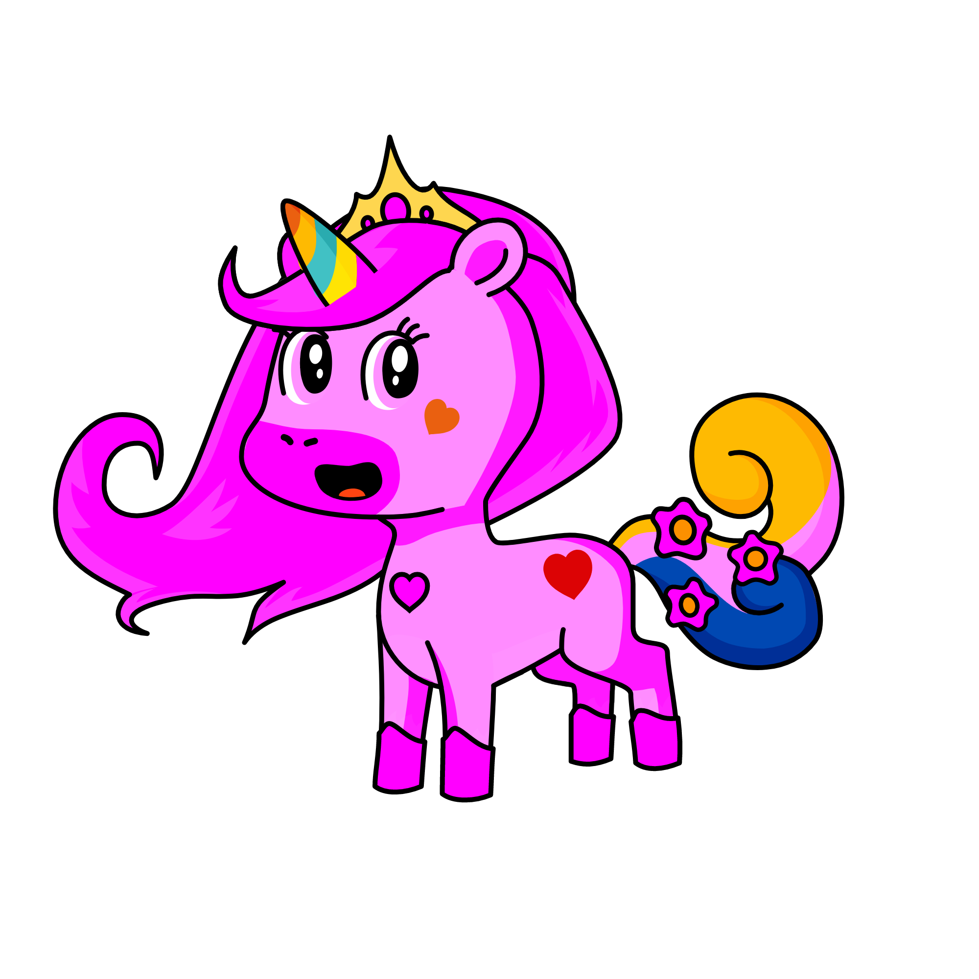 pinky, the unicorn