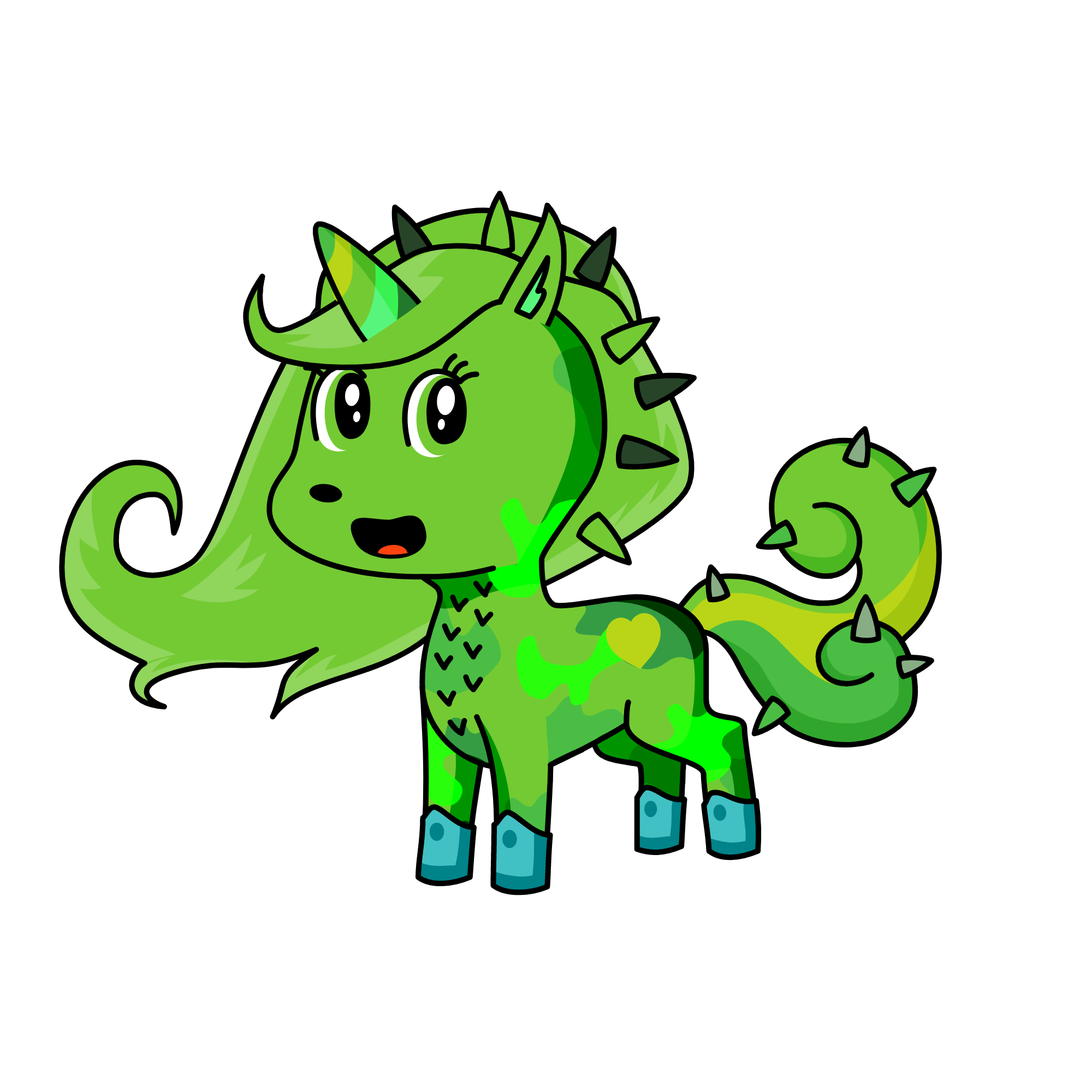 gweeny, the unicorn