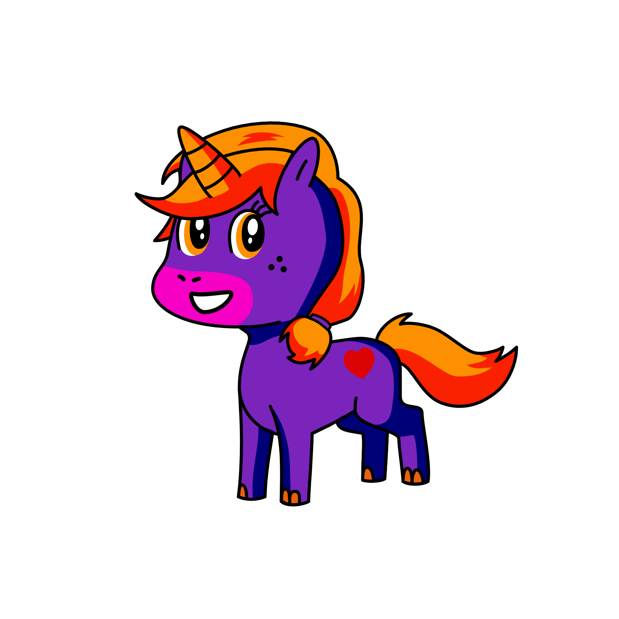 Popper Pipper, the unicorn