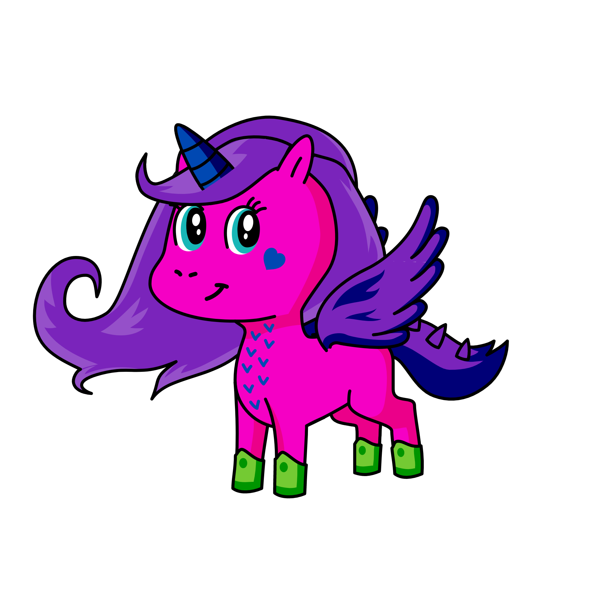 punk⊙, the unicorn