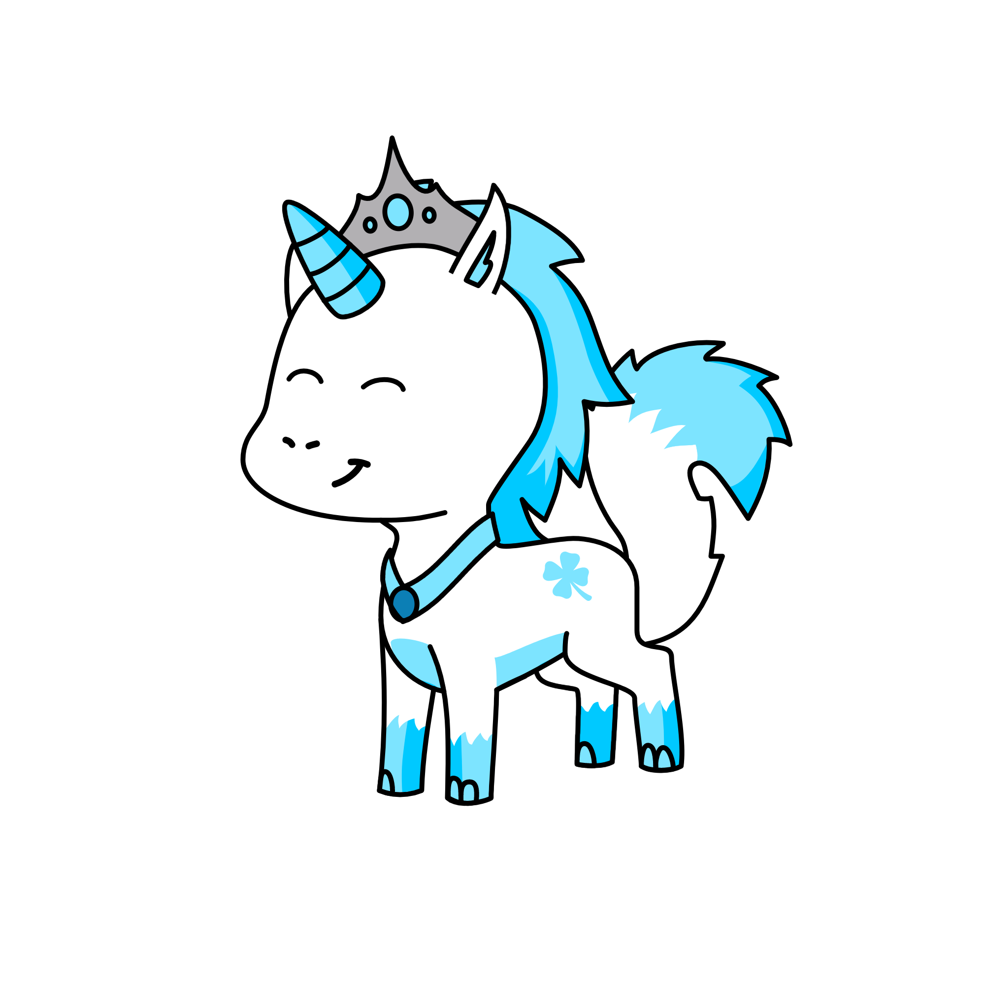 Palace pets oc : icy, the unicorn