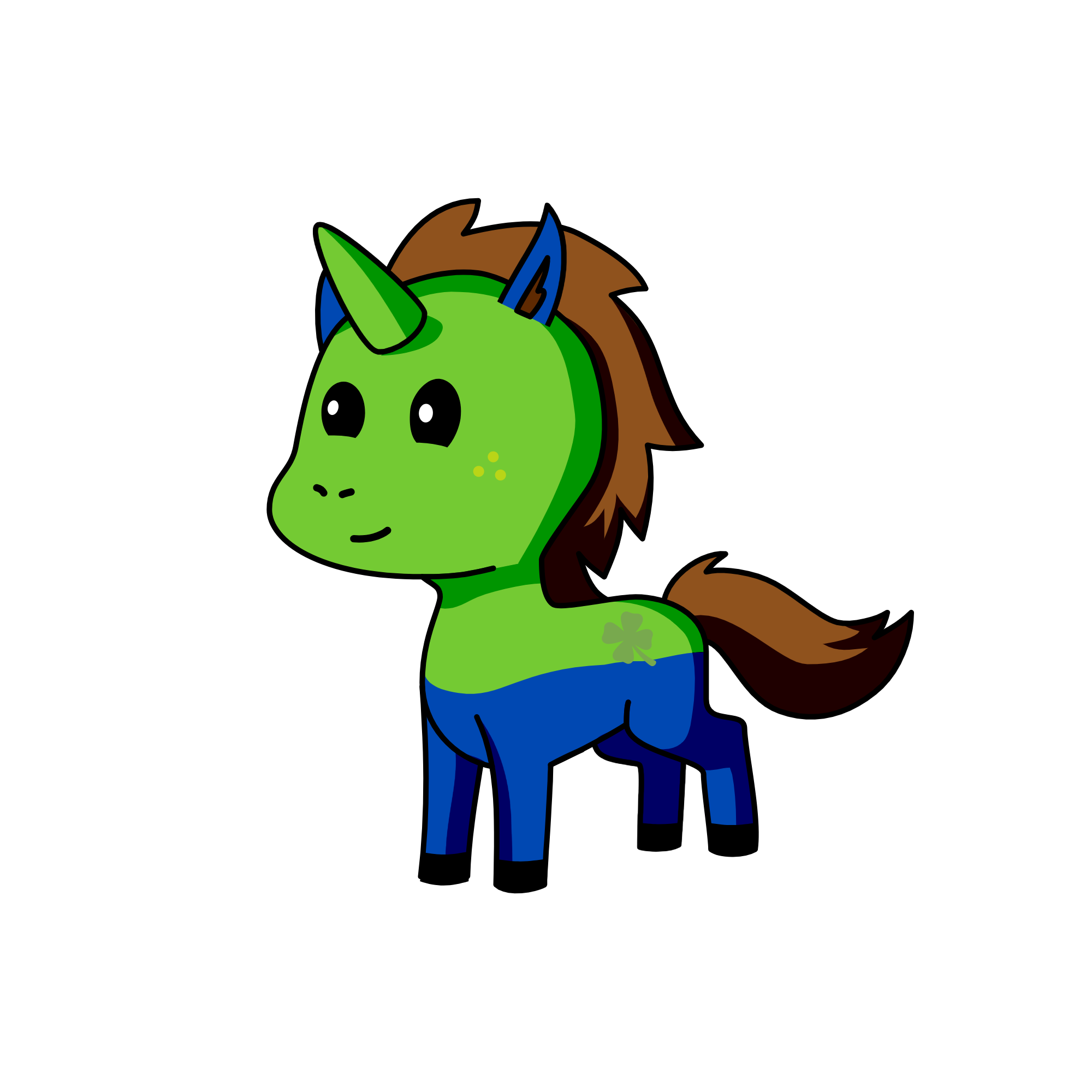 Luigi, the unicorn