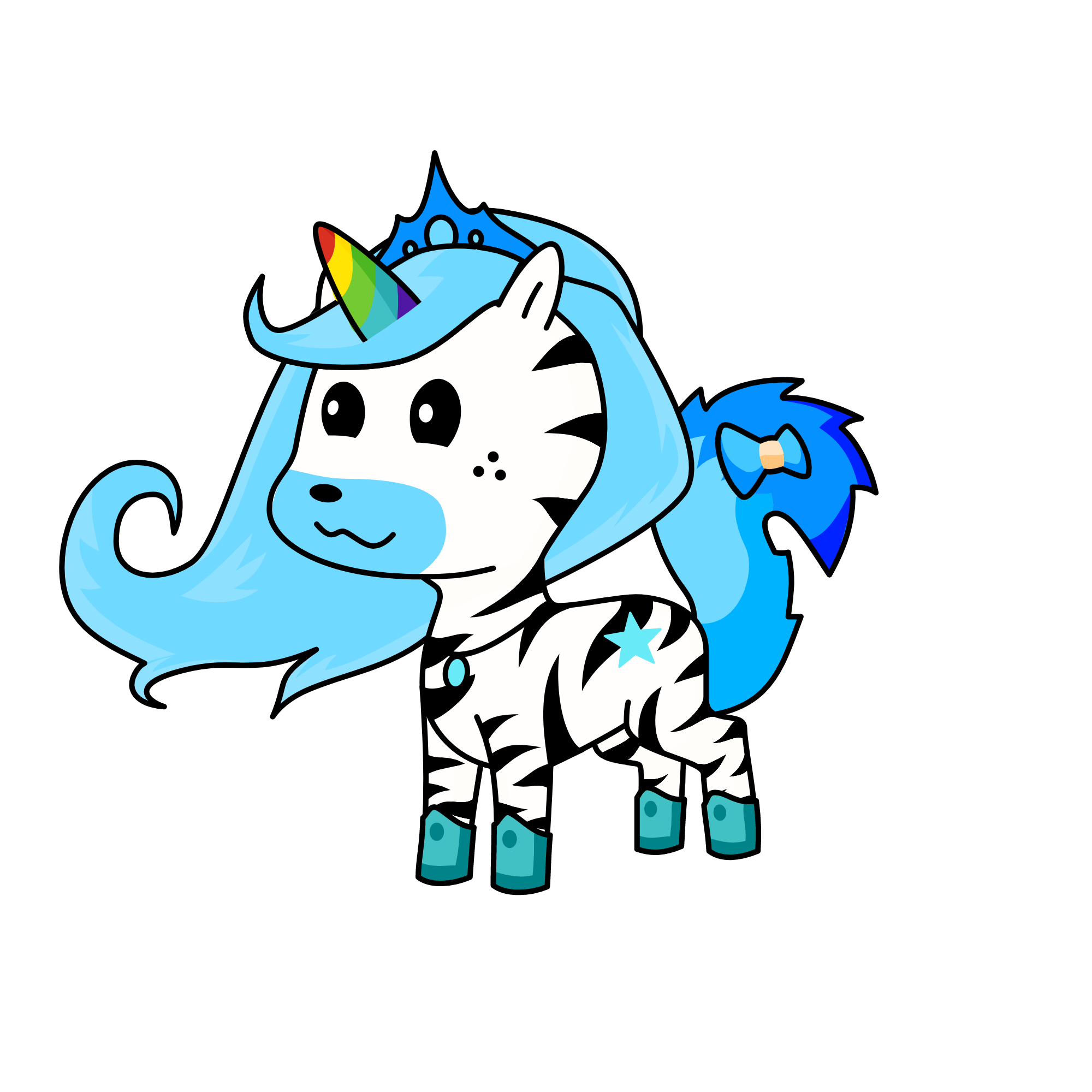 Nawal sister of Nuha, the unicorn