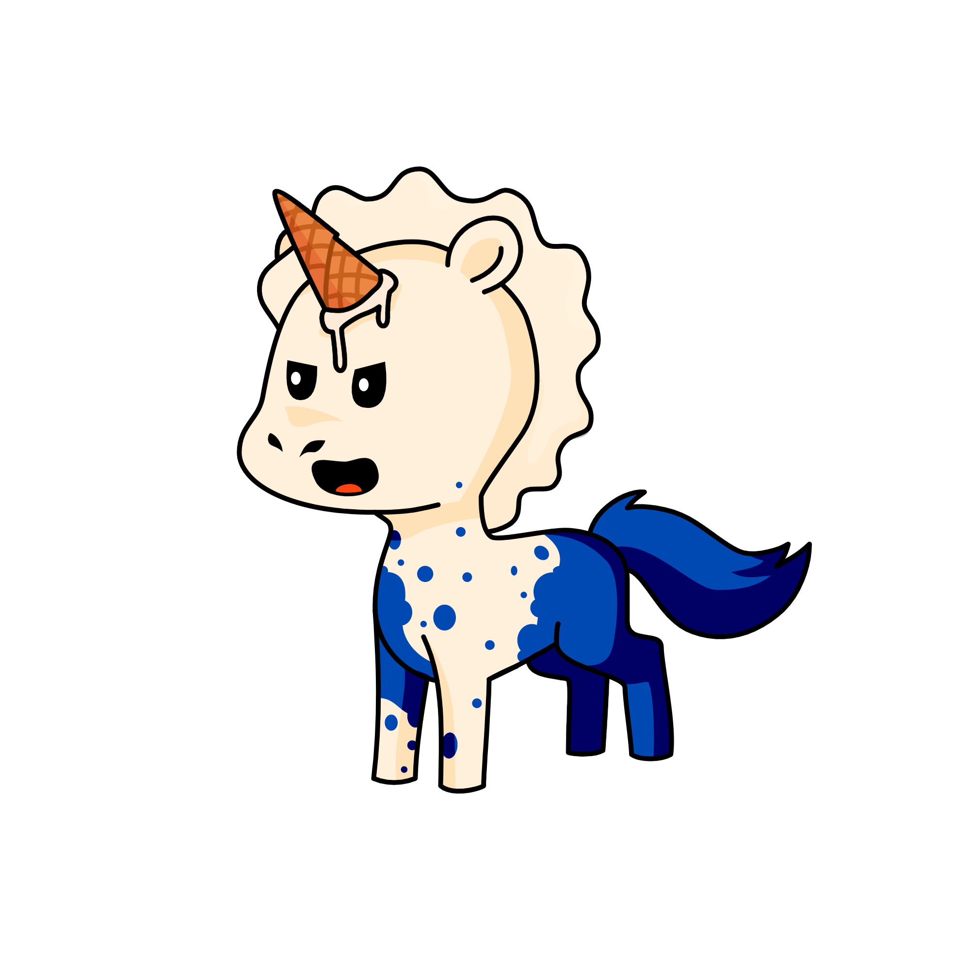 baldy, the unicorn
