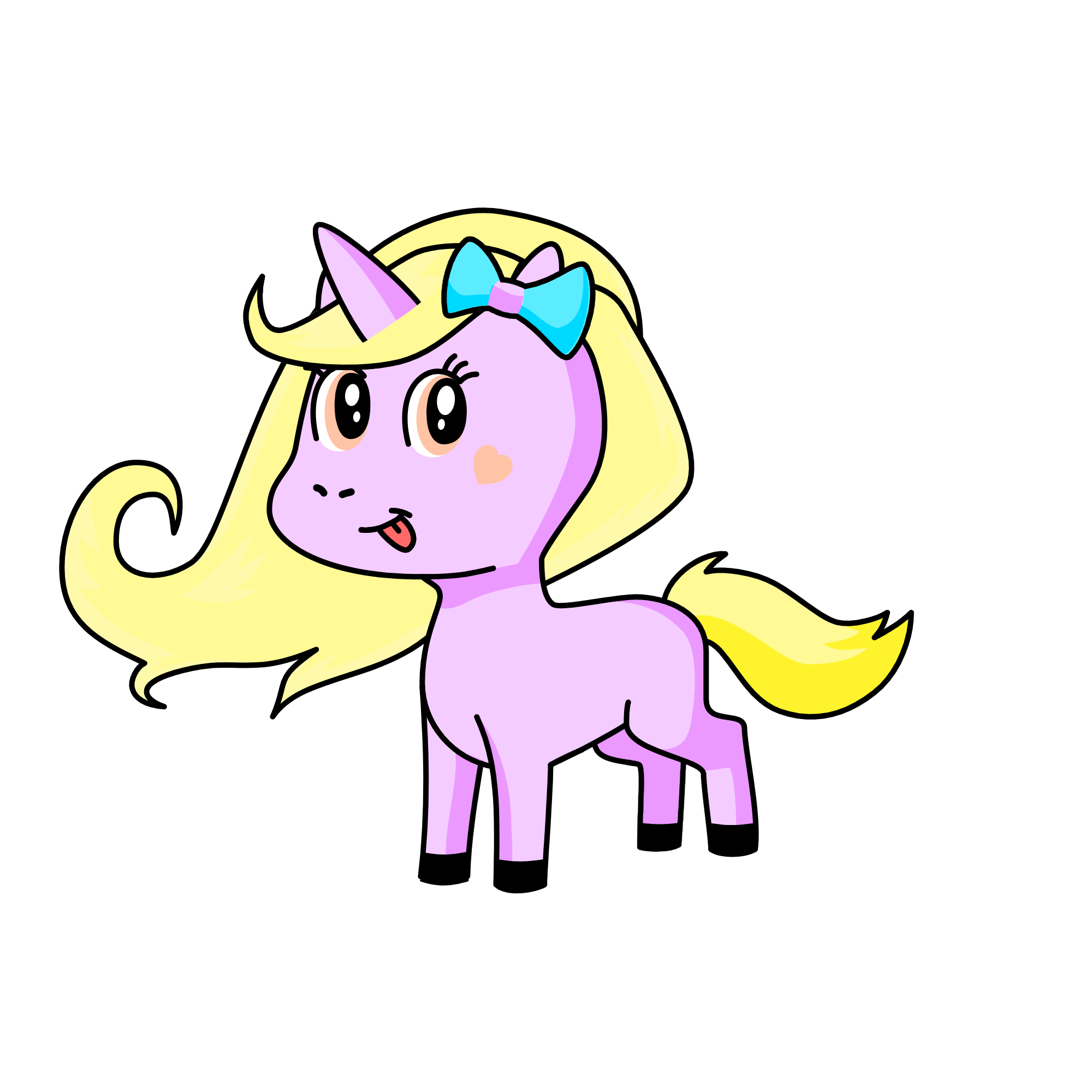 April, the unicorn