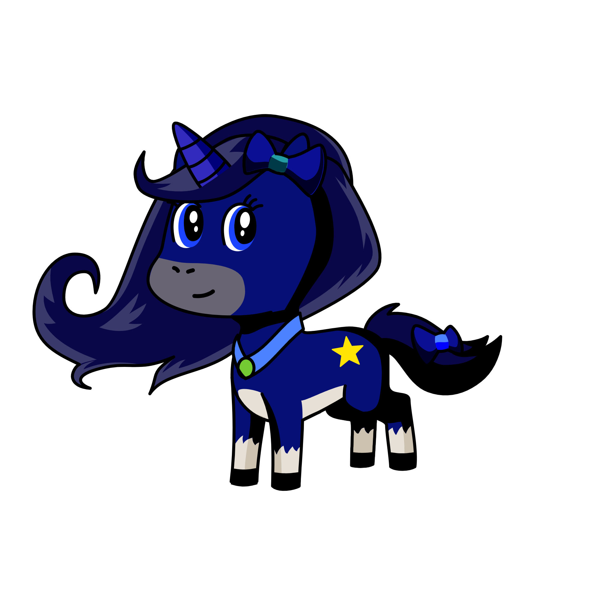 Midnight, the unicorn