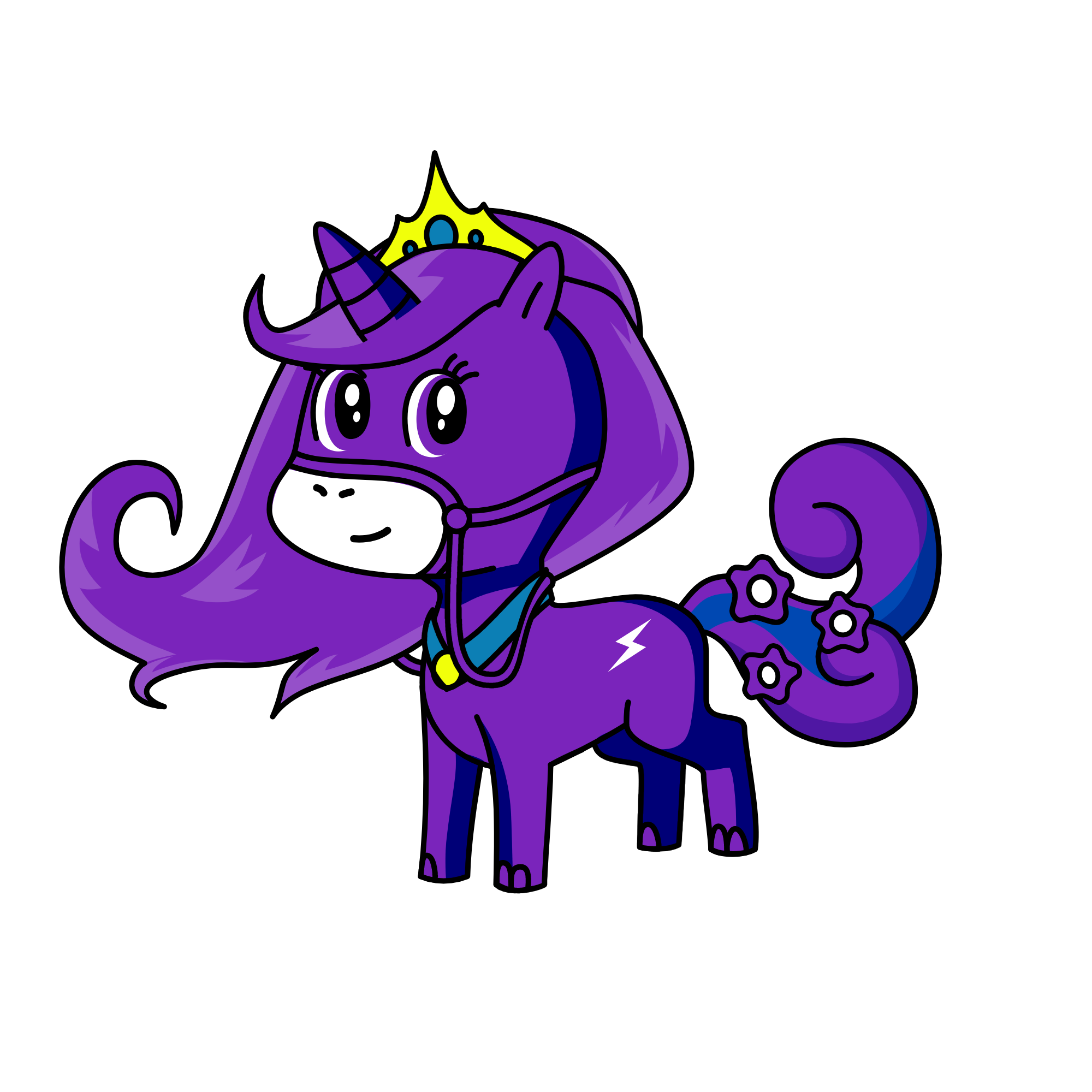 male, the unicorn