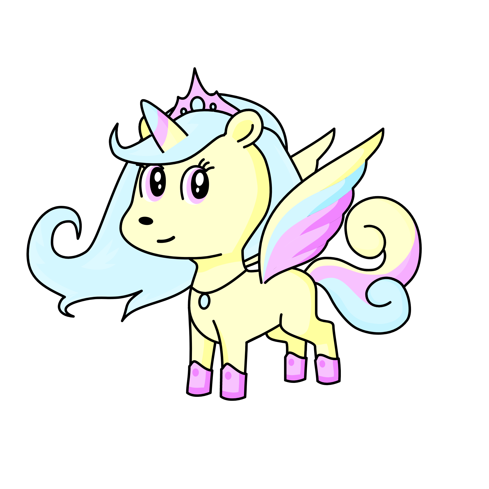 Glow Princess, the unicorn