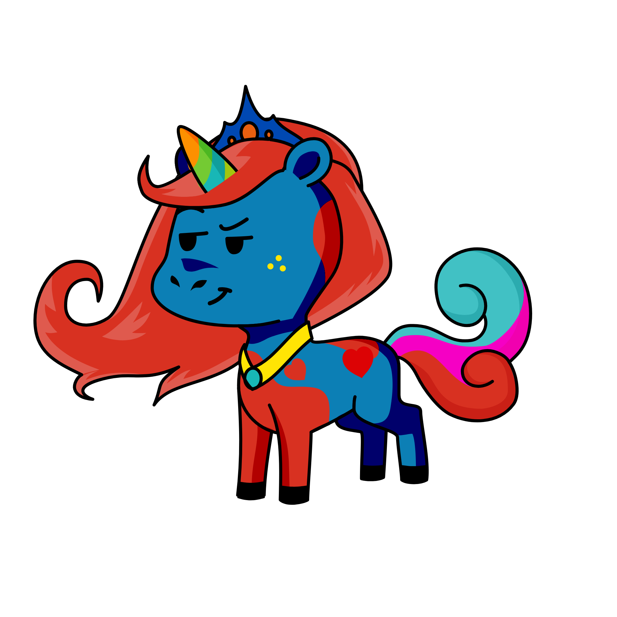 random, the unicorn