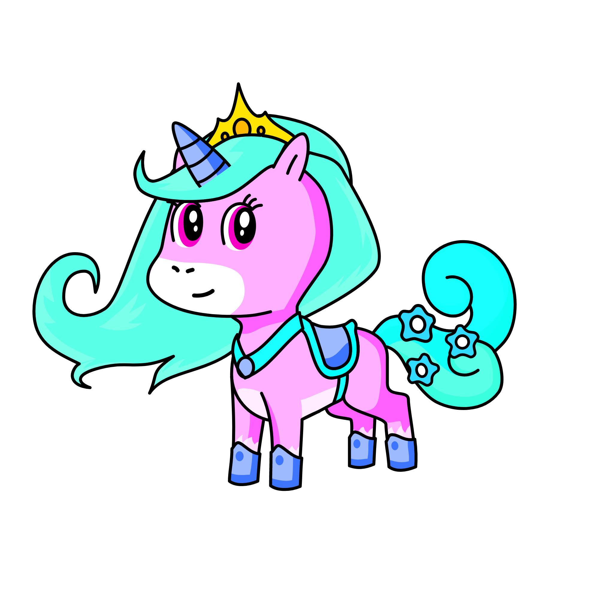princess, the unicorn