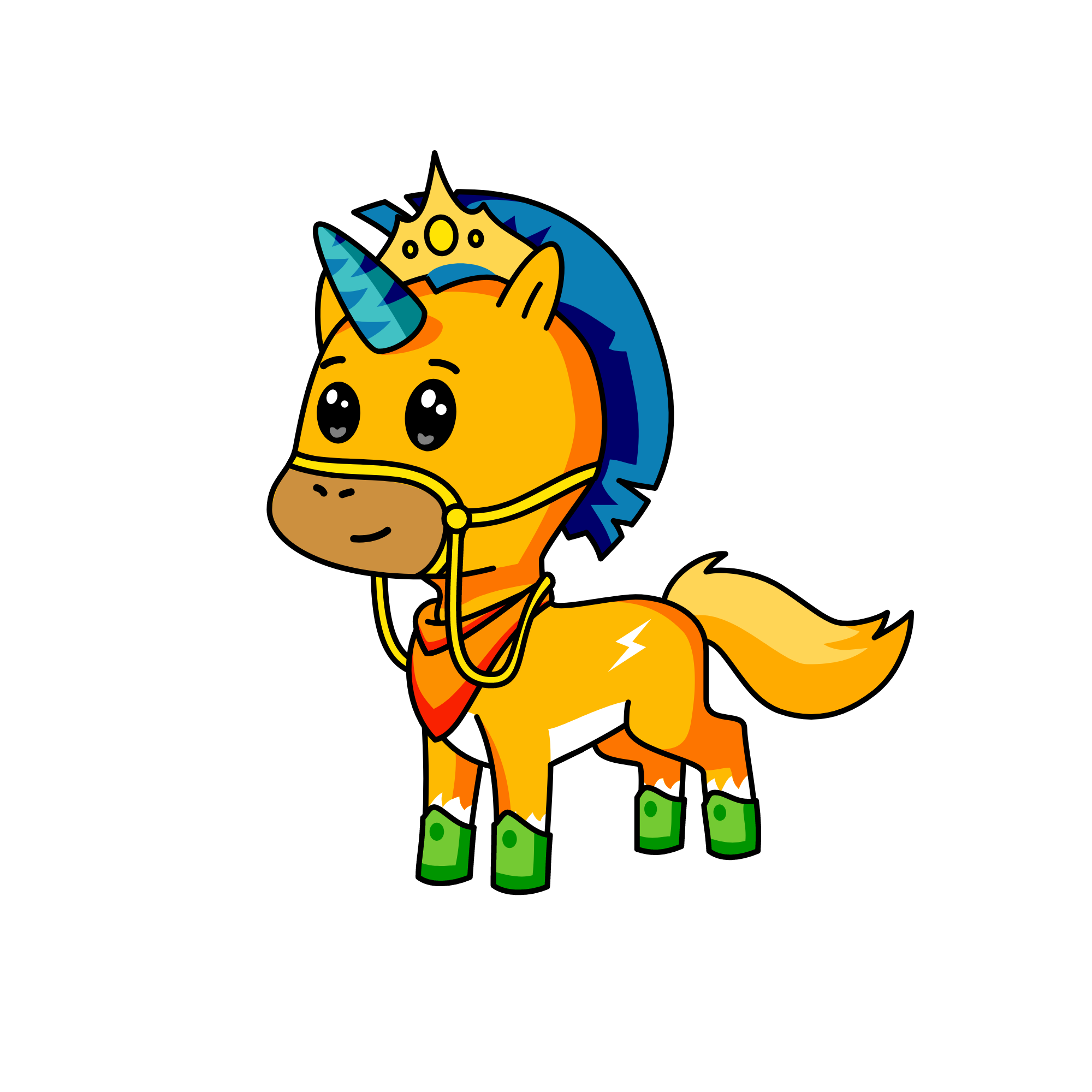 Sunrise, the unicorn
