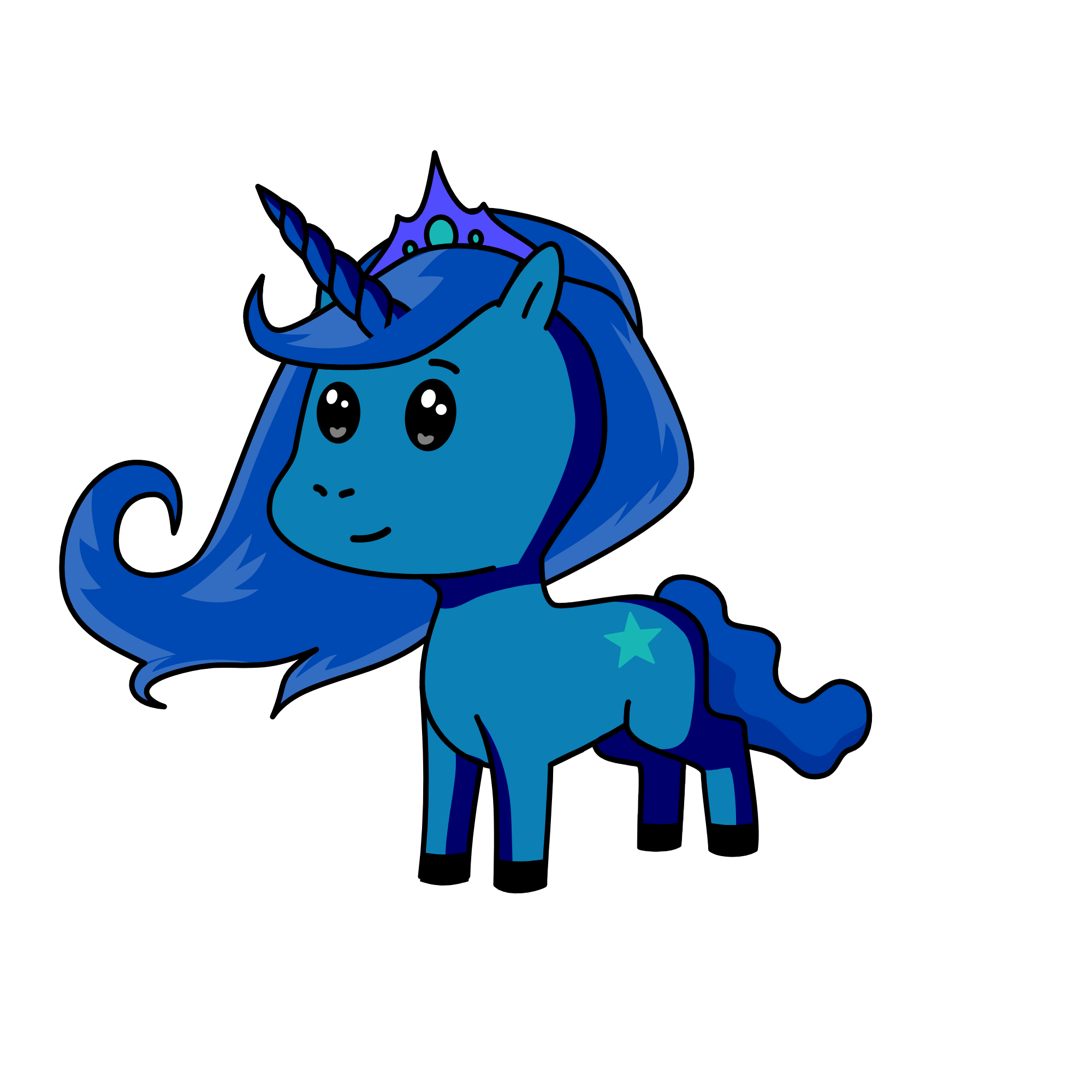 Luna (Moon), the unicorn