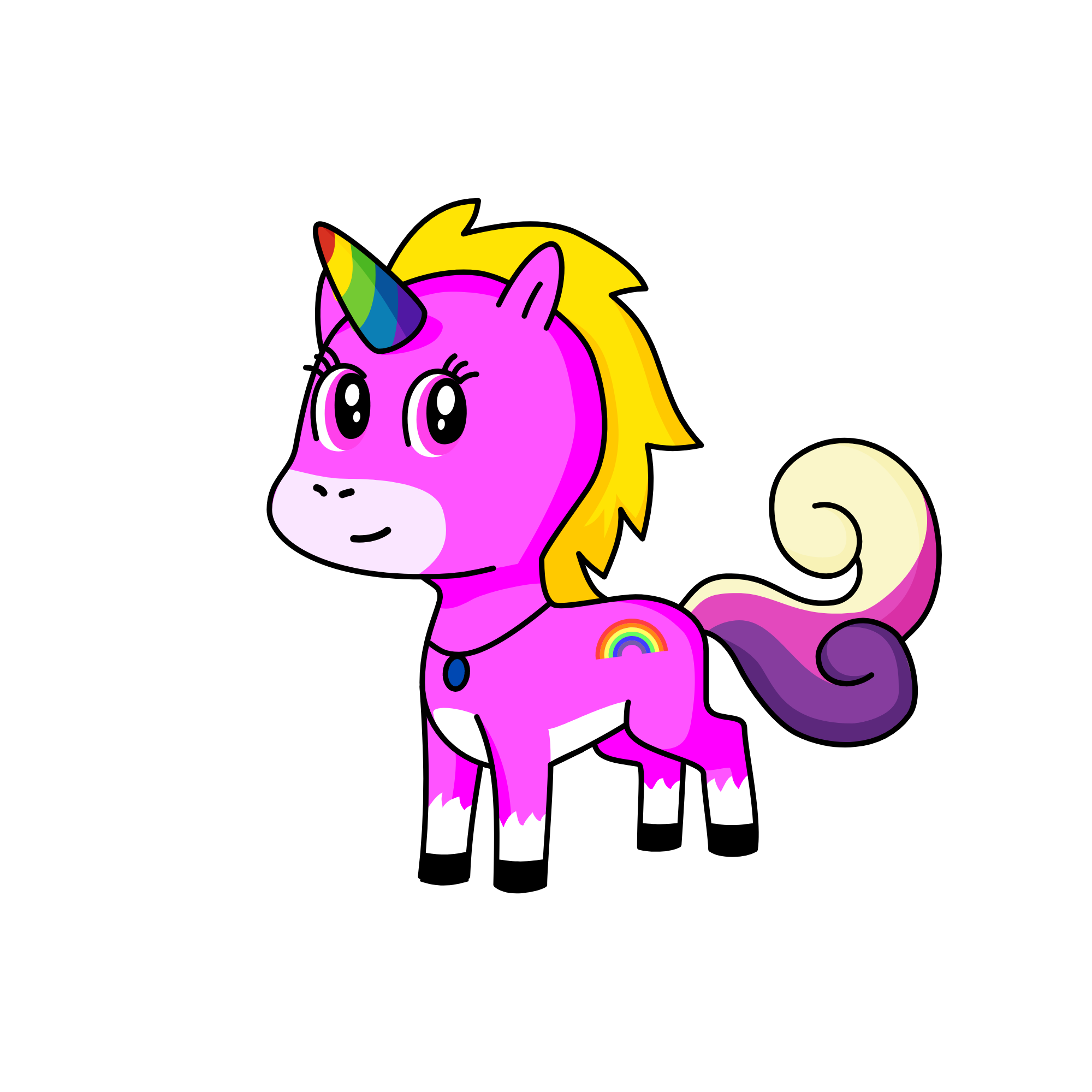 Rain Bow Das, the unicorn