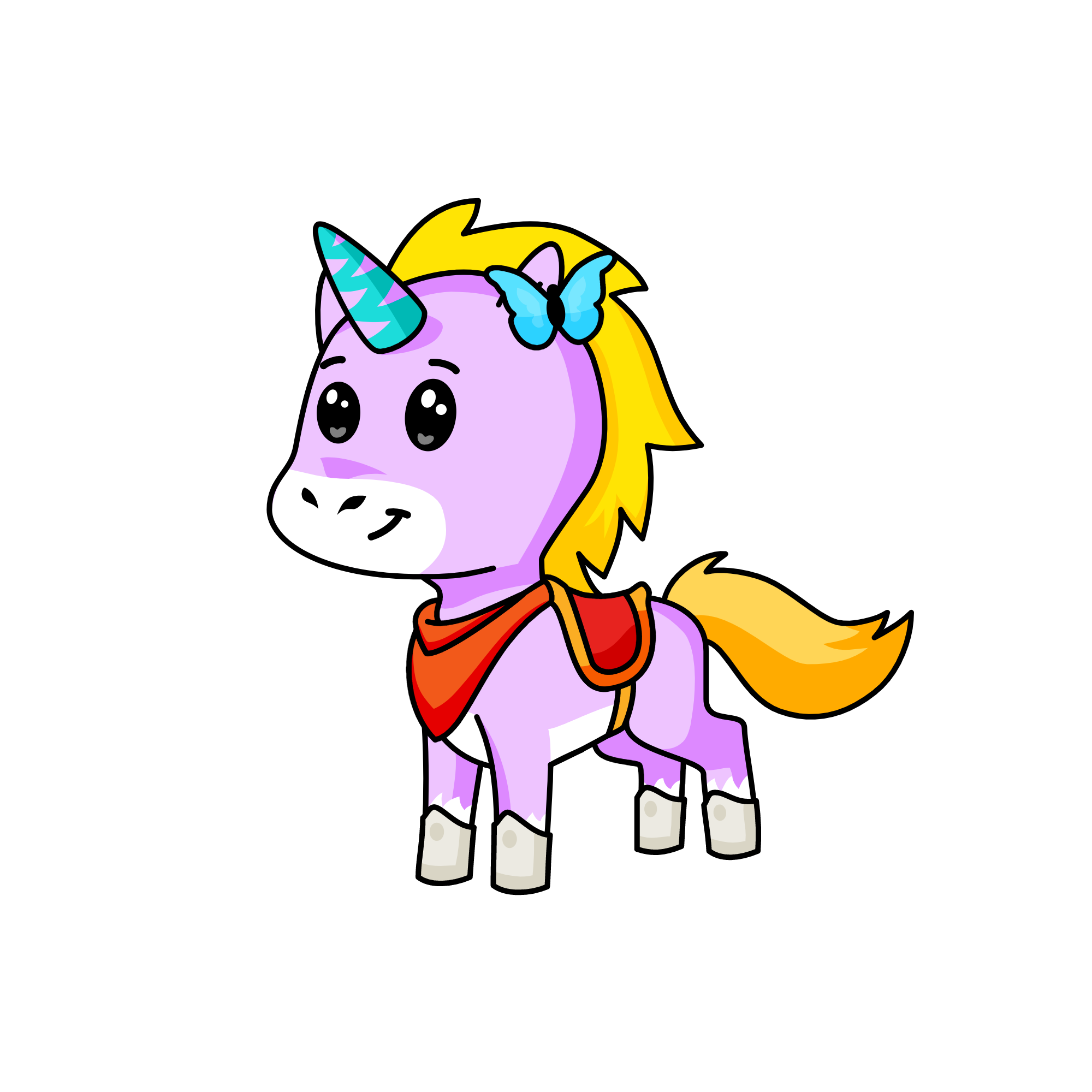 Pretty Unicorn, the unicorn
