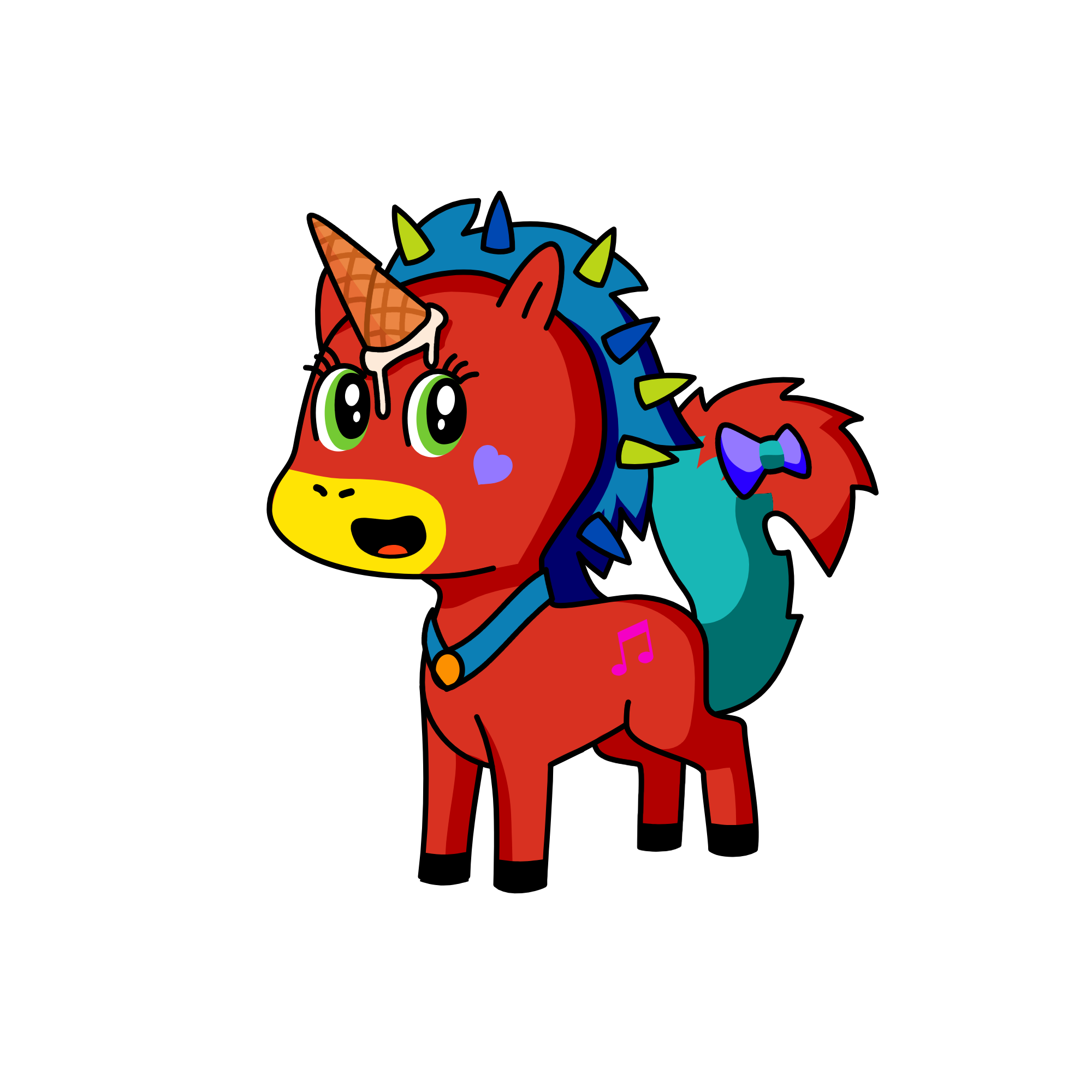 منمنمات, the unicorn