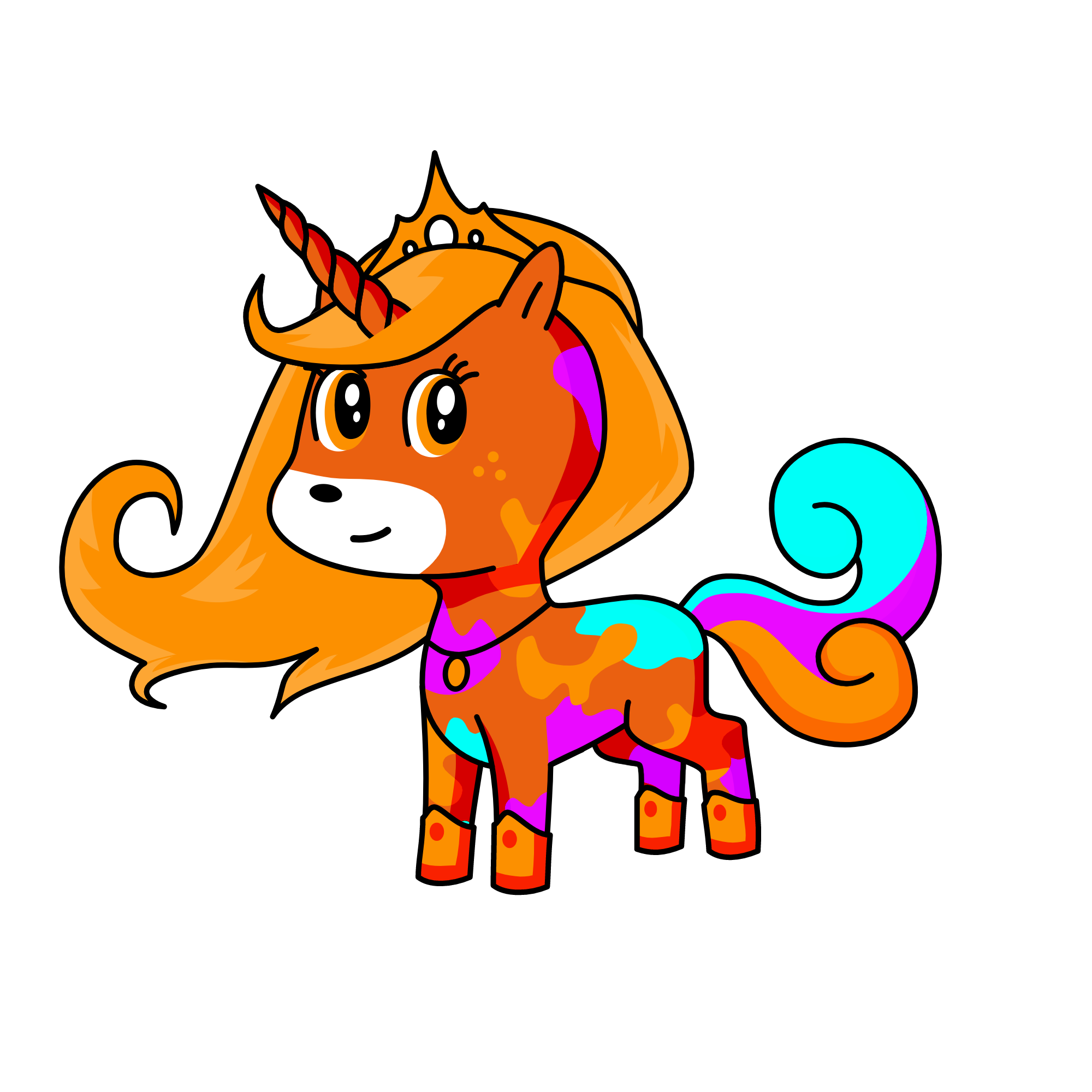 glow, the unicorn