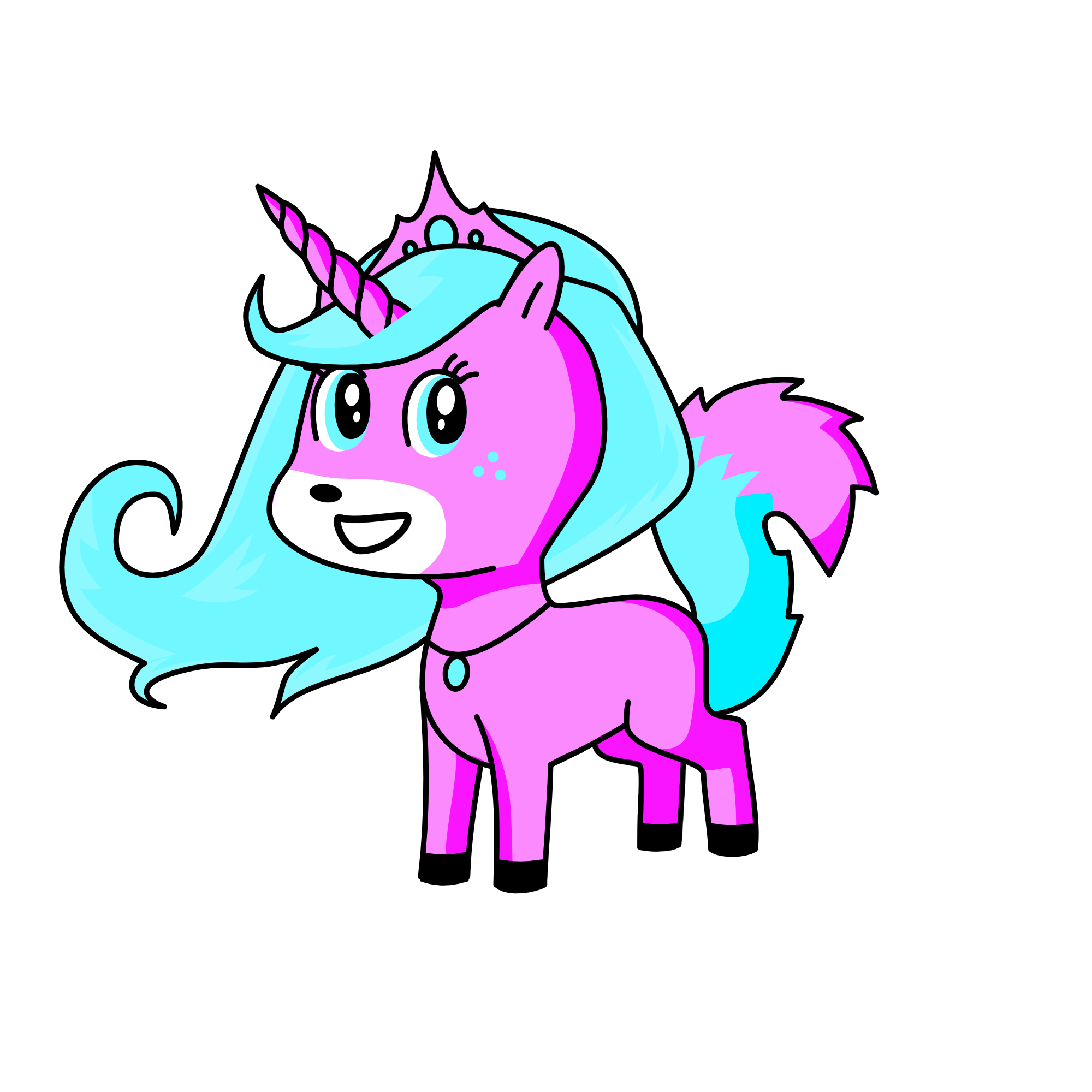 rose, the unicorn