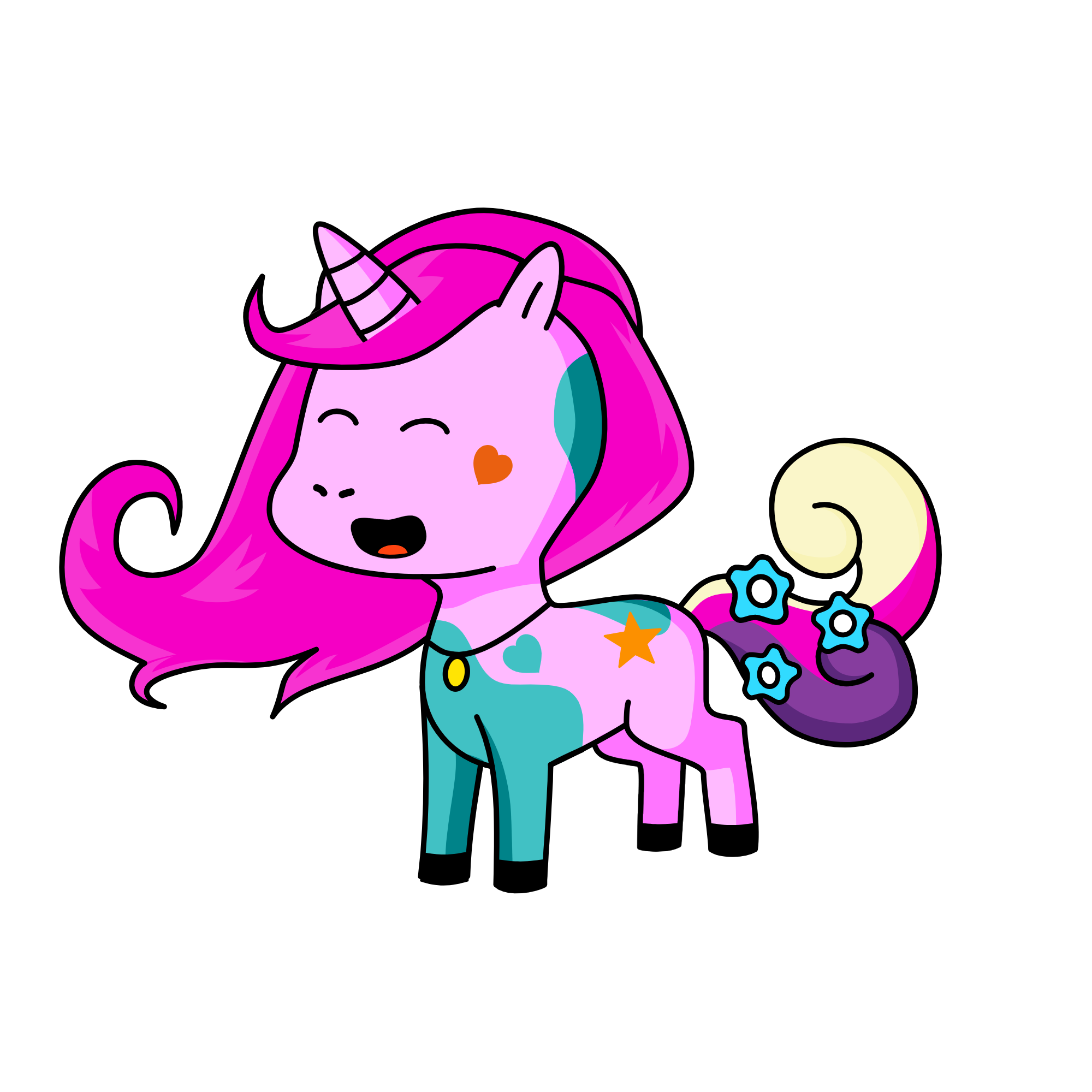 Evelyn, the unicorn