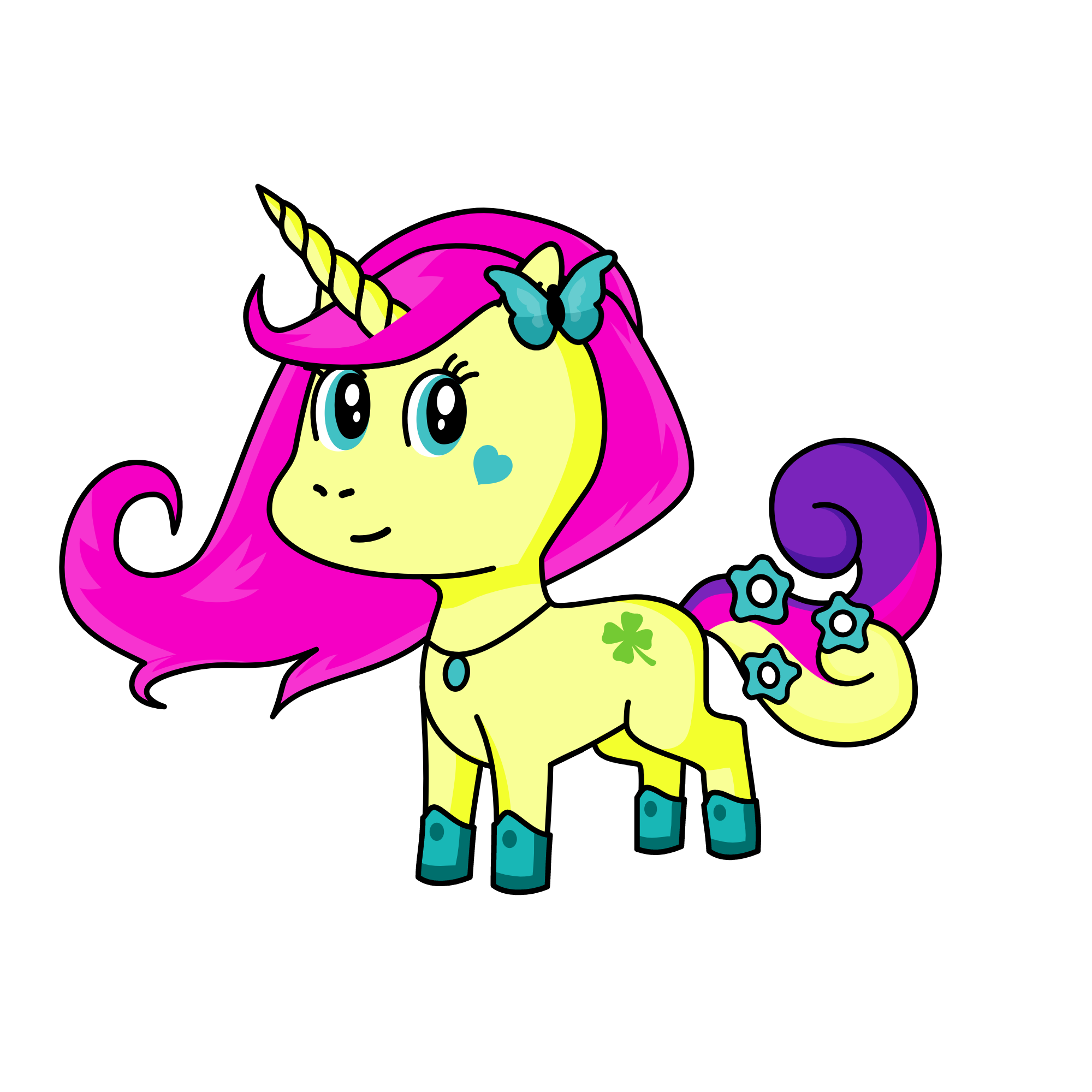 Sunny, the unicorn