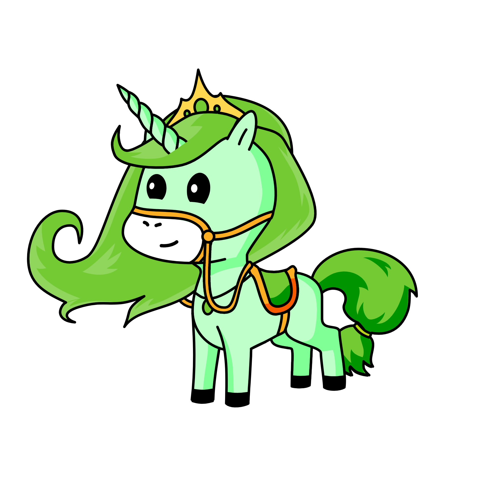The Princess of Nature, the unicorn