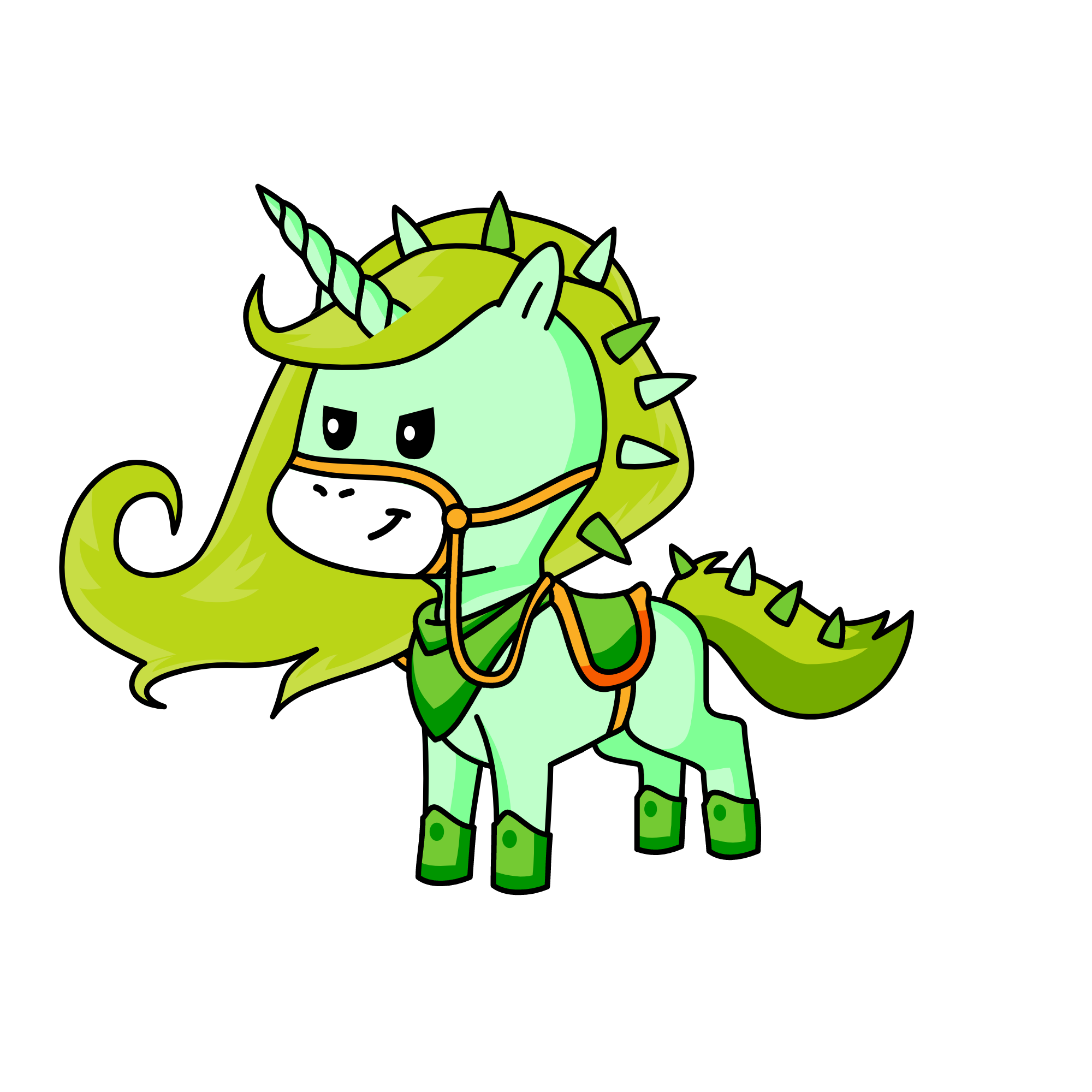The Guardian Of Princess Nature, the unicorn