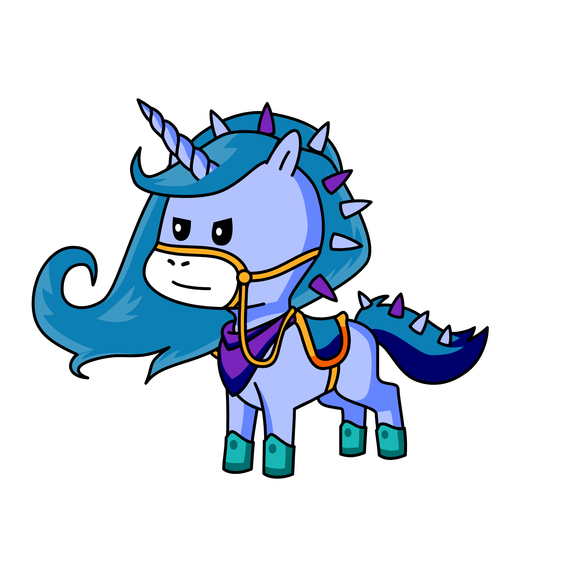 The Guardian of Princess Moonlight, the unicorn