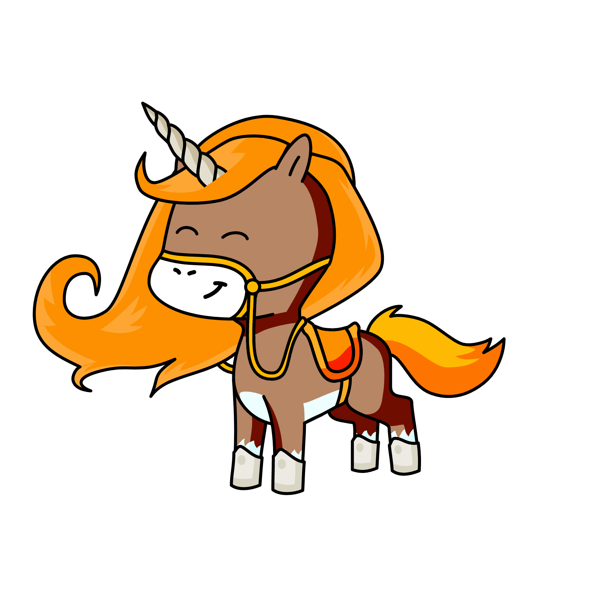 Cow Girl, the unicorn