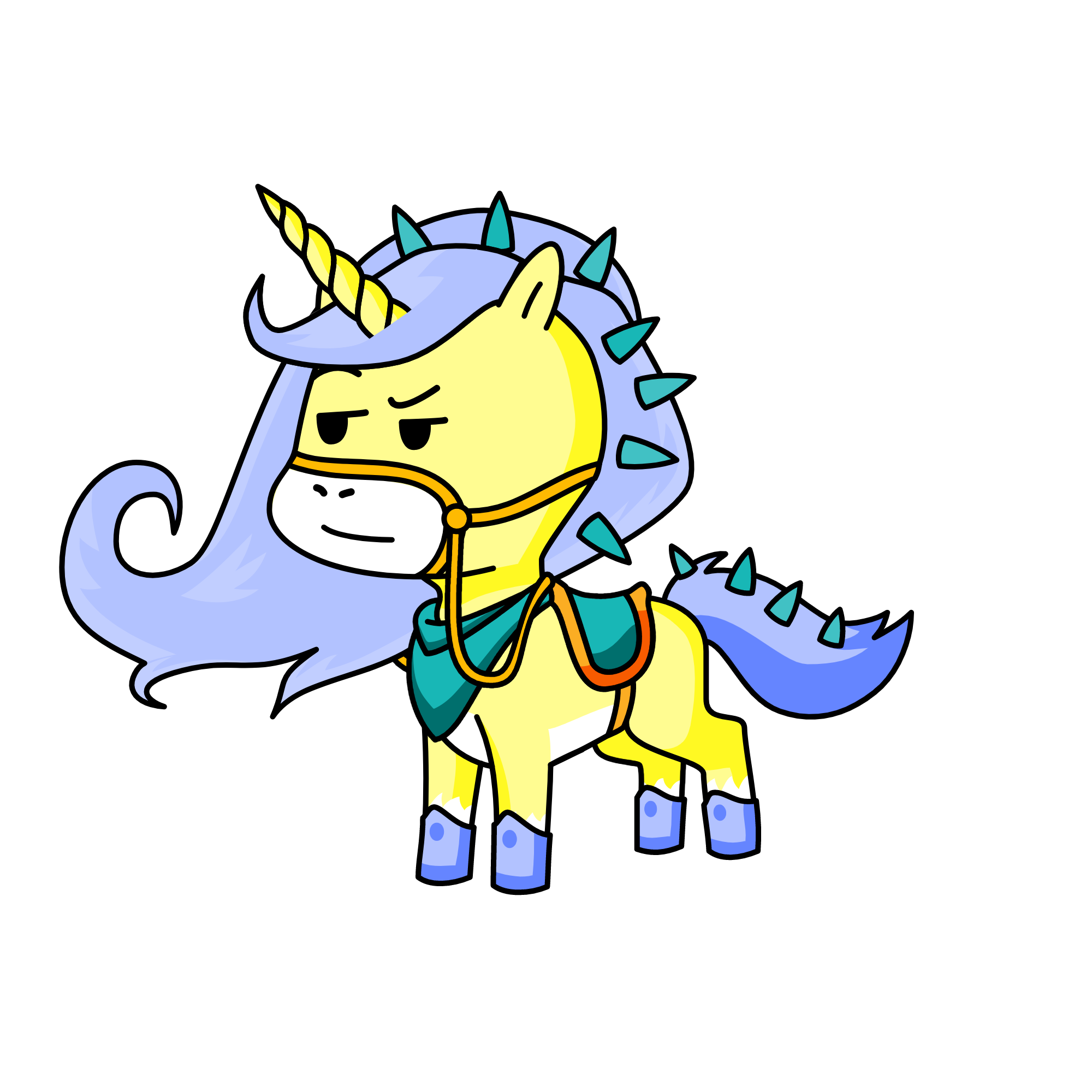 Bodyguard of Queen Clarina, the unicorn