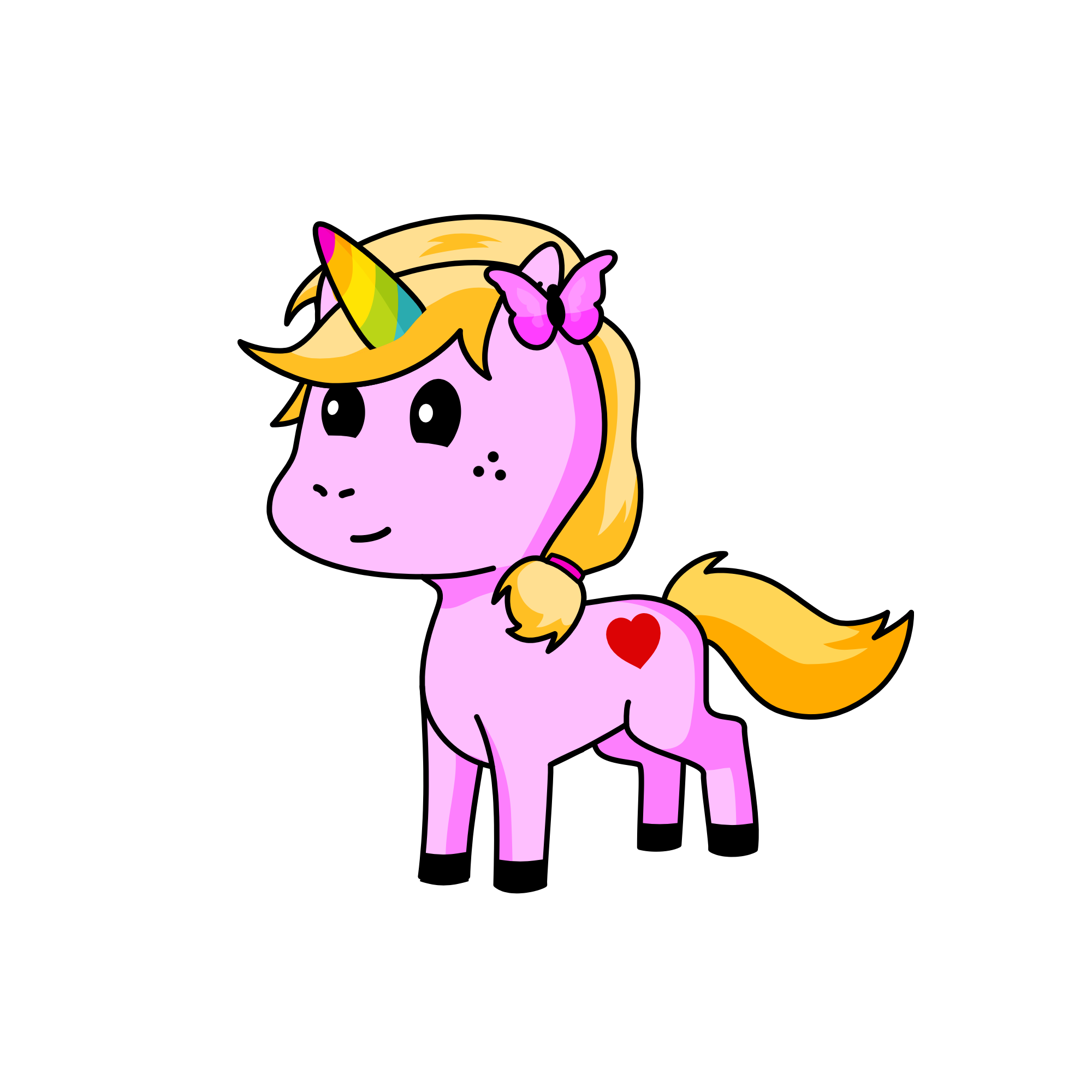 咯啦, the unicorn