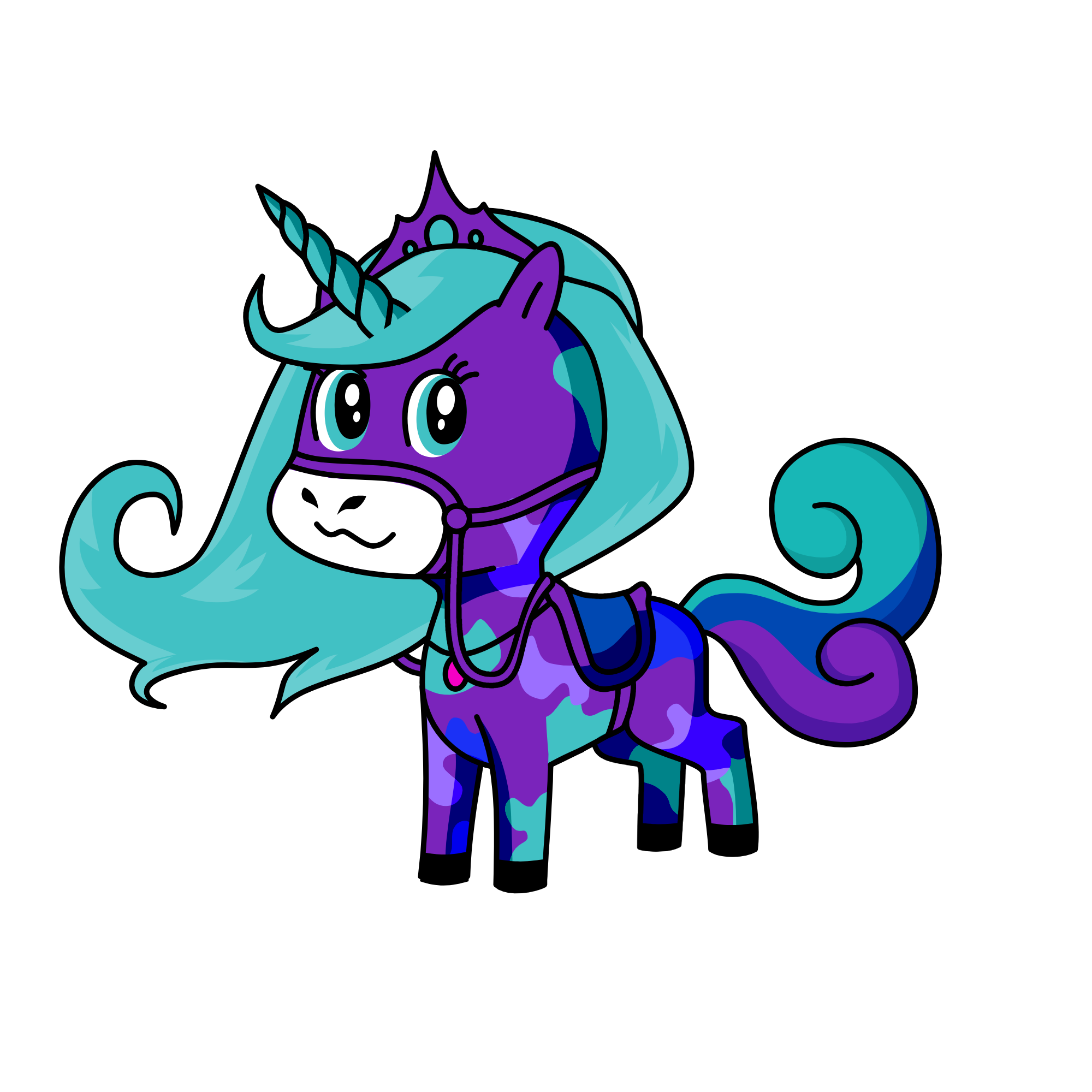 Midnight, the unicorn