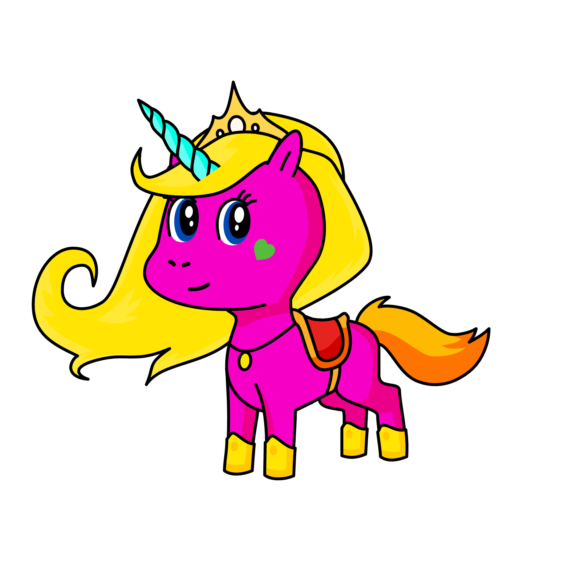 بيادر, the unicorn