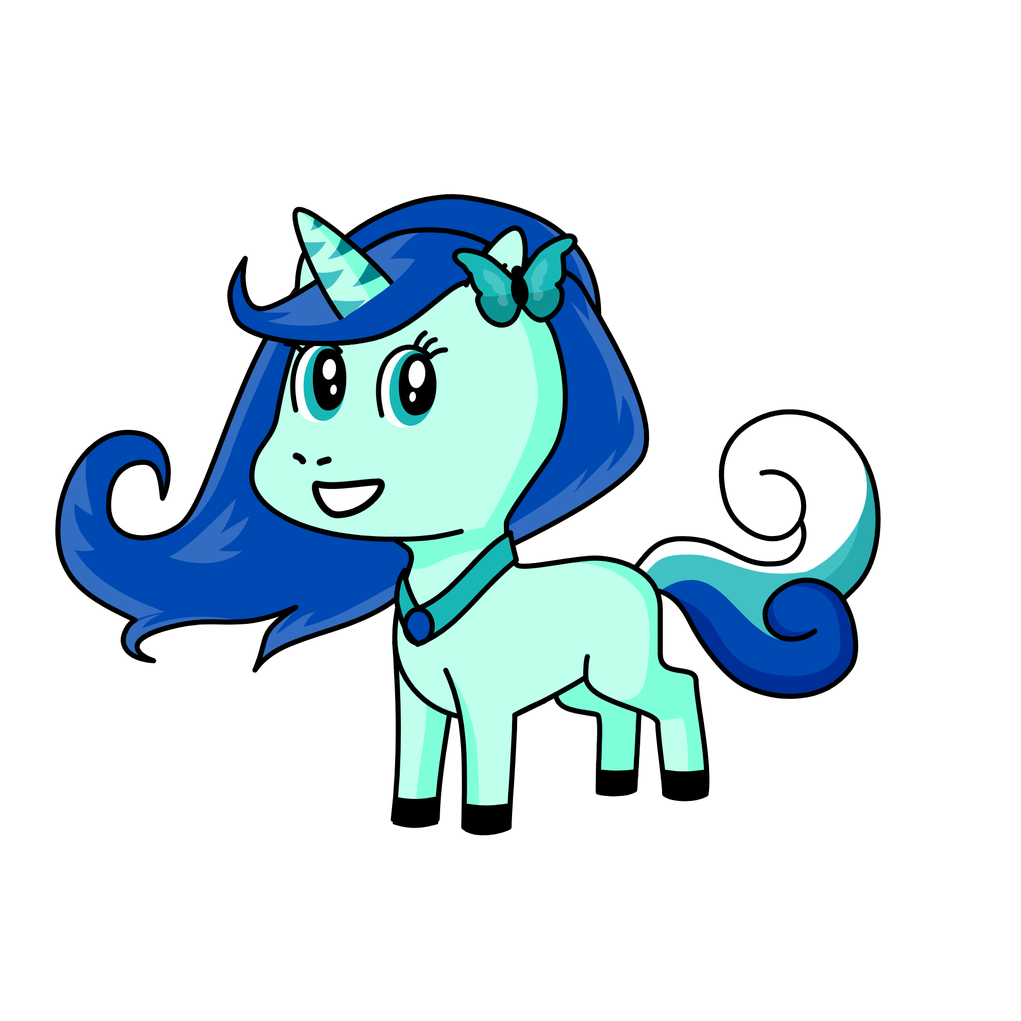 Crsytal, the unicorn
