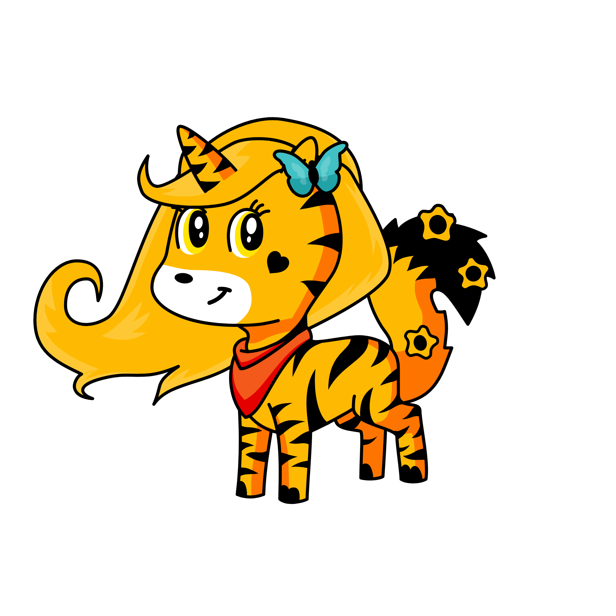 Foxy, the unicorn