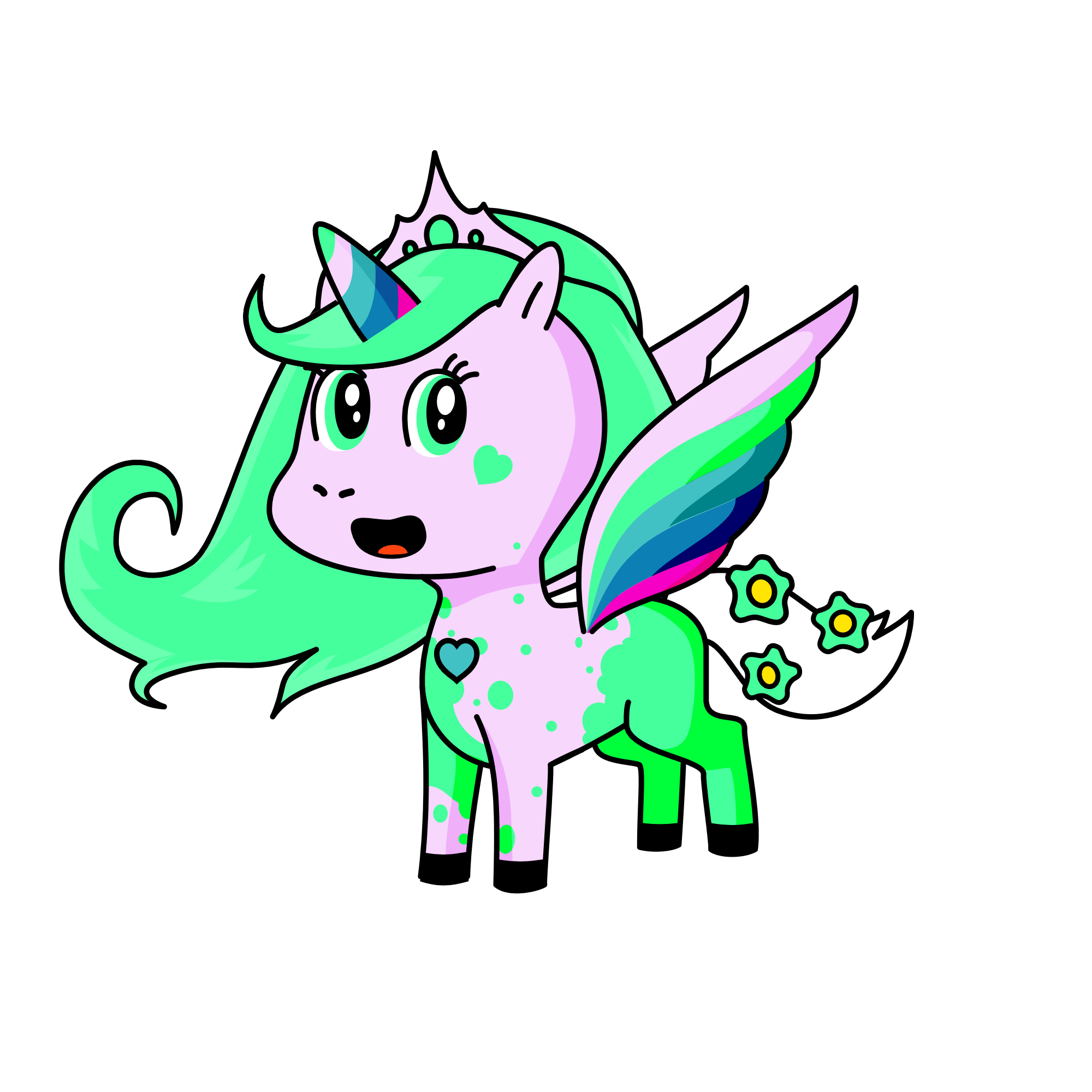 Aqua, the unicorn