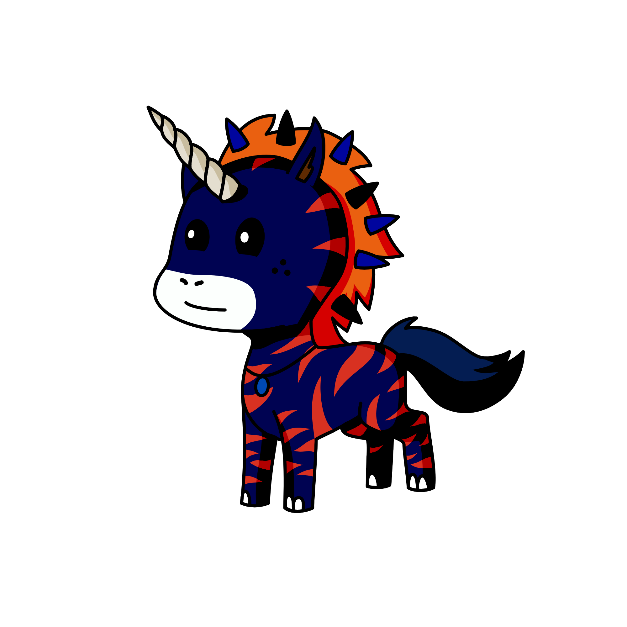 male, the unicorn