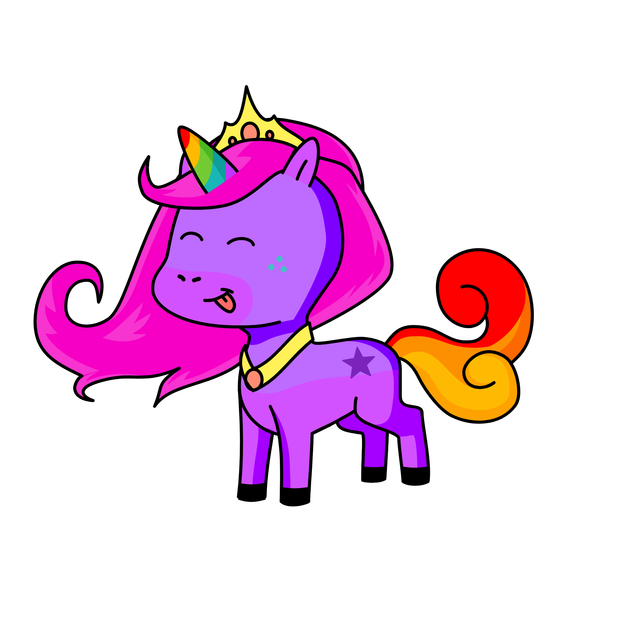 🤪, the unicorn