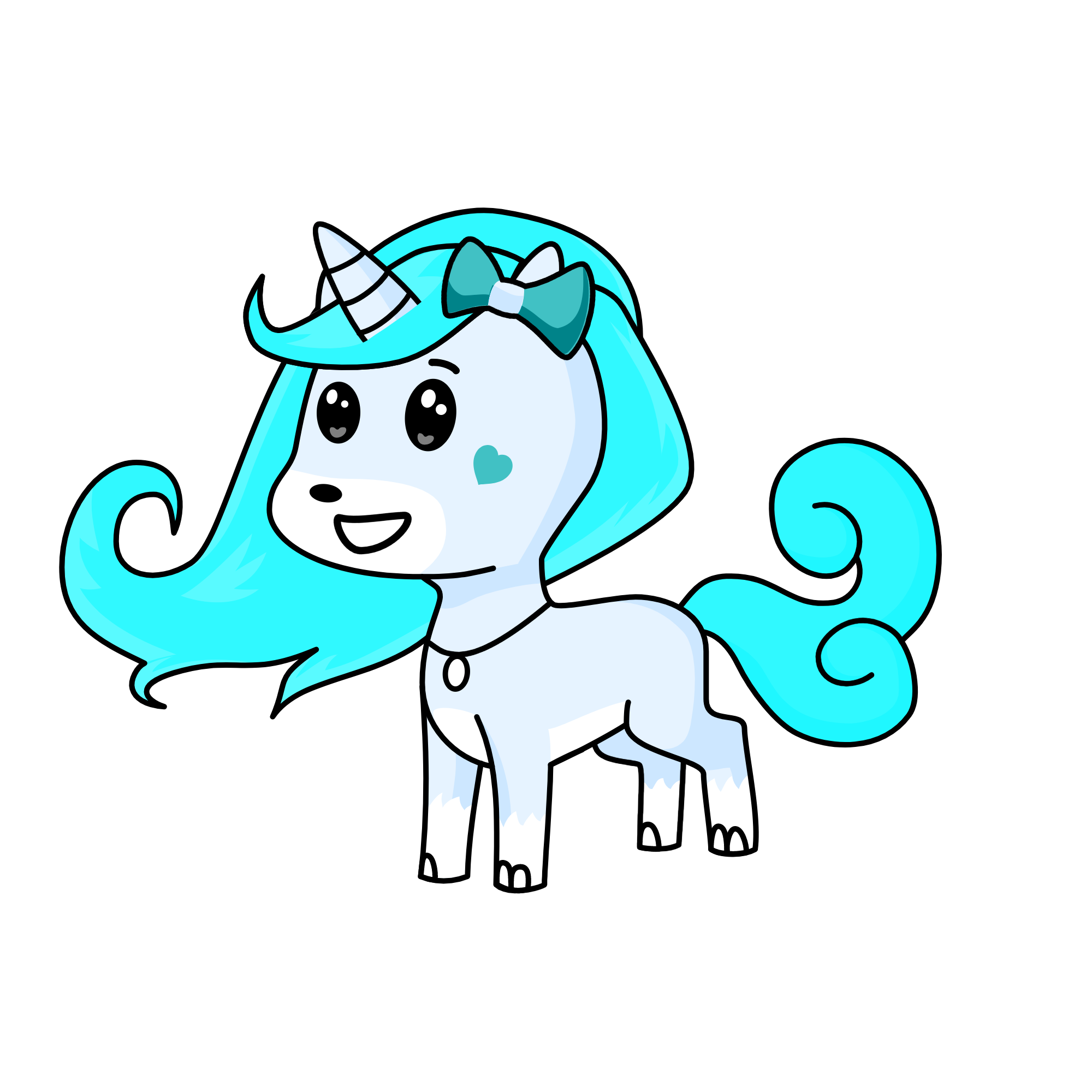 Crystal, the unicorn