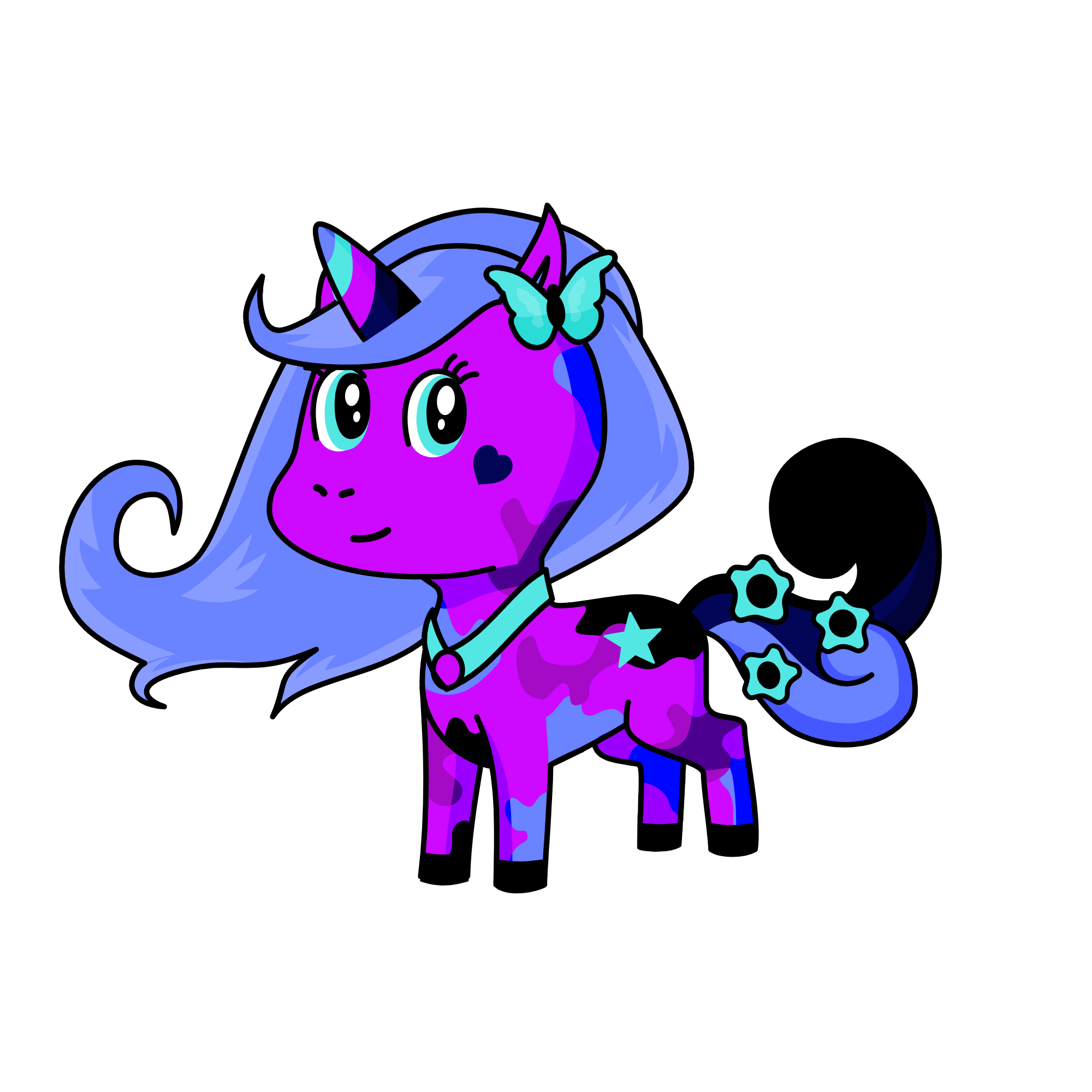 🌌🌘, the unicorn