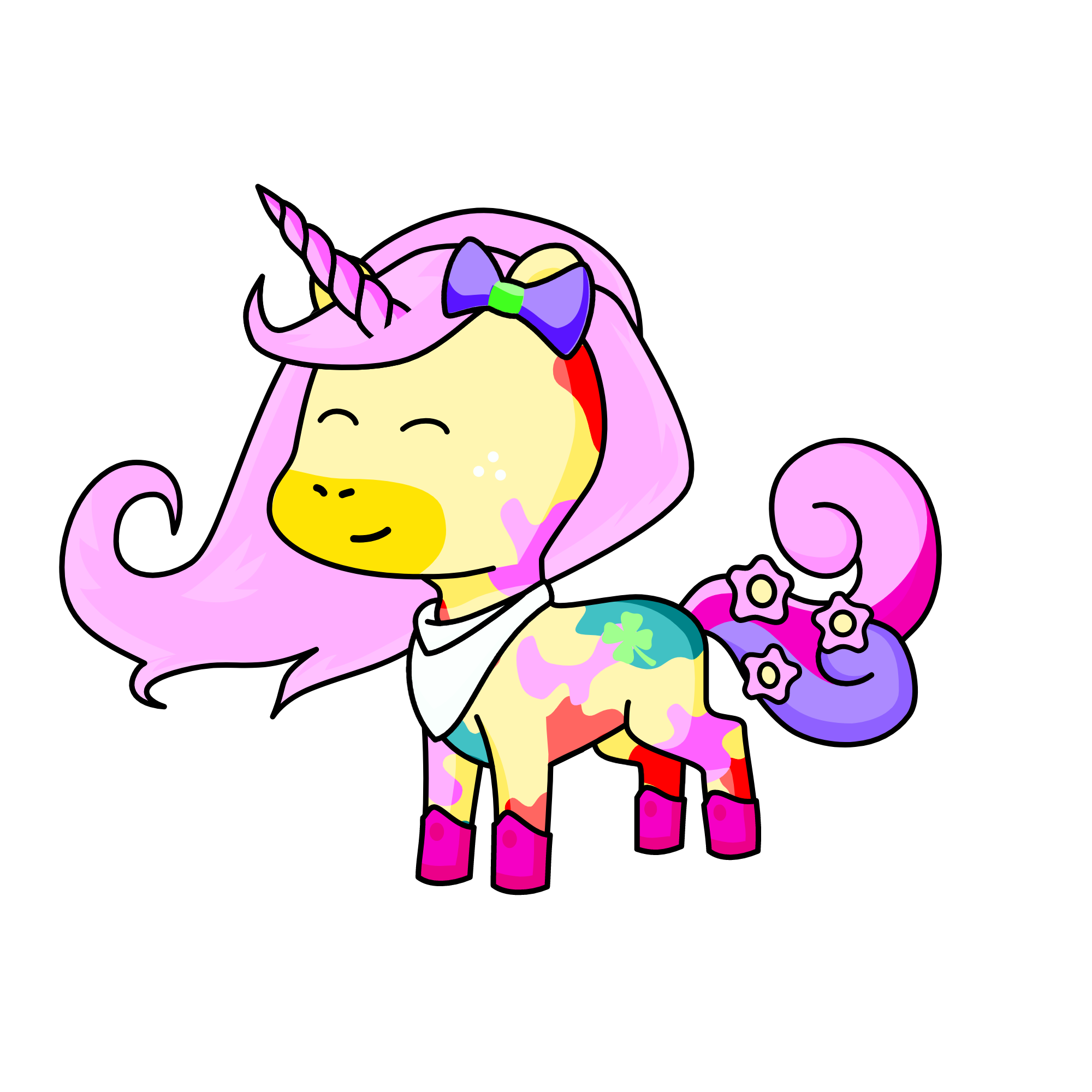 candy(hermana de sami), the unicorn