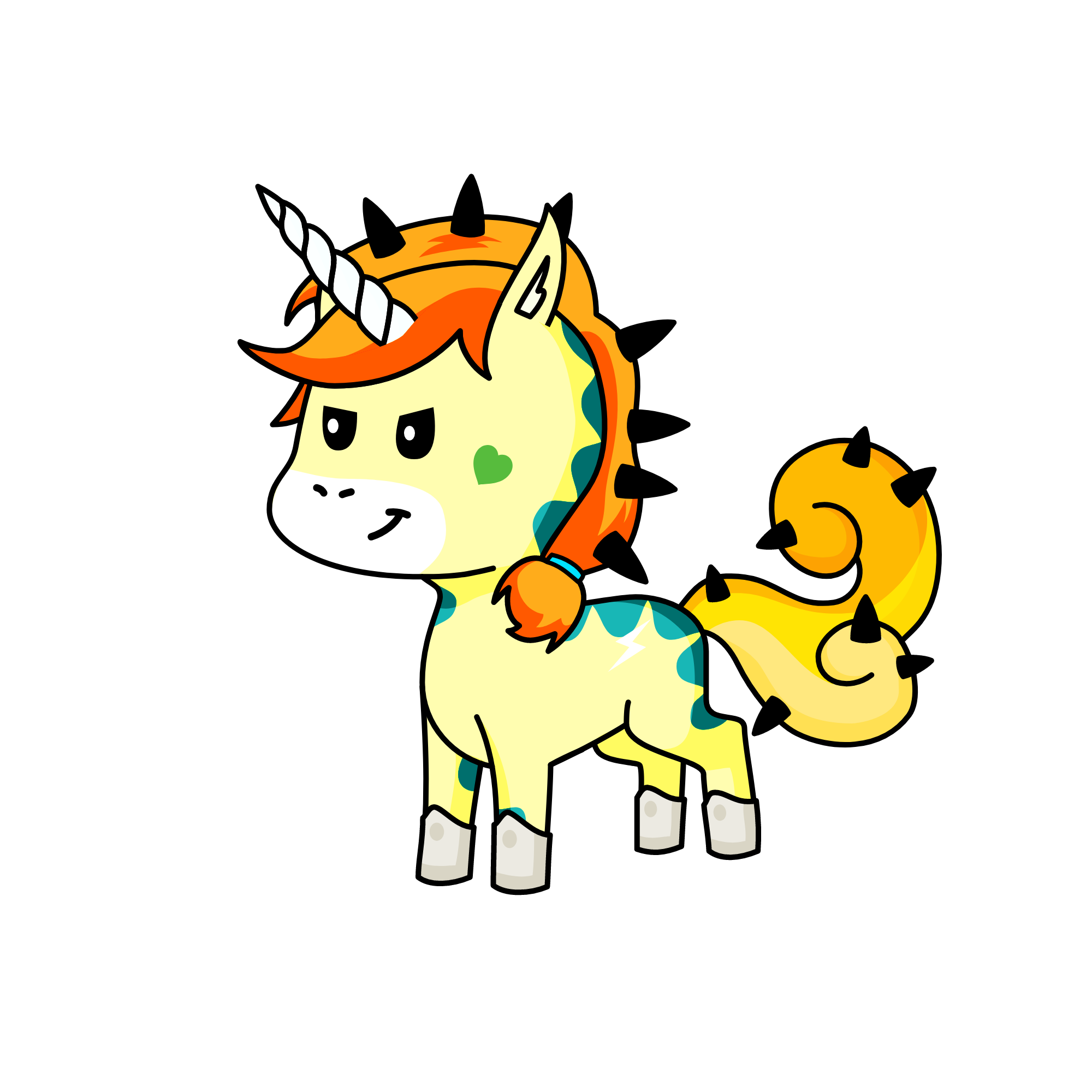 Power Dragon, the unicorn