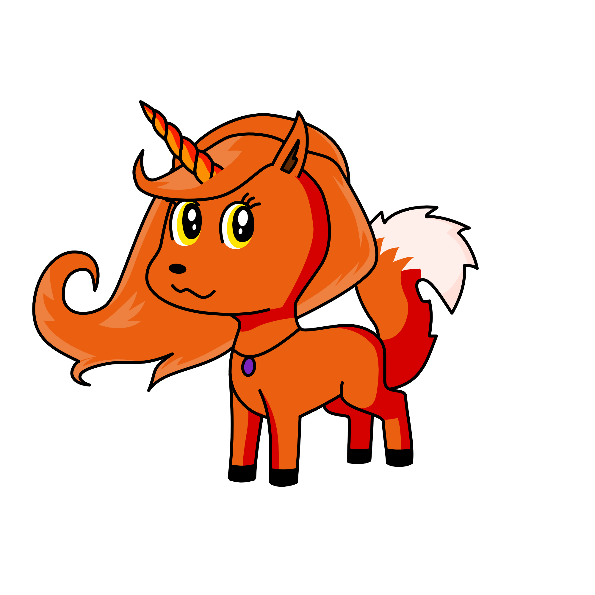 Foxy, the unicorn