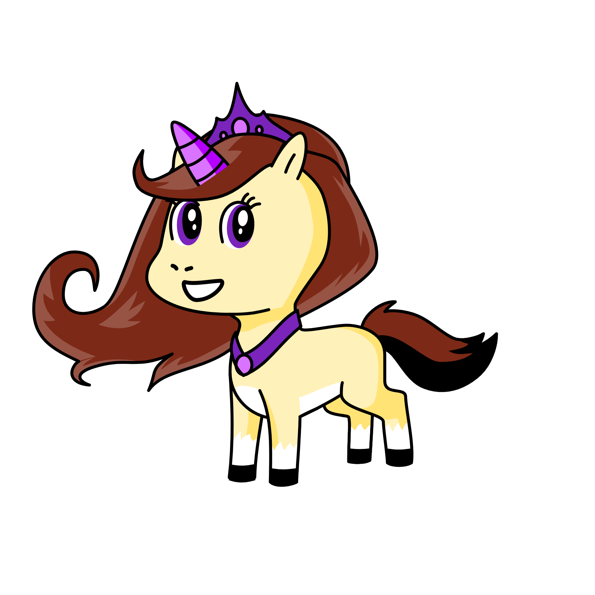 Blondie, the unicorn