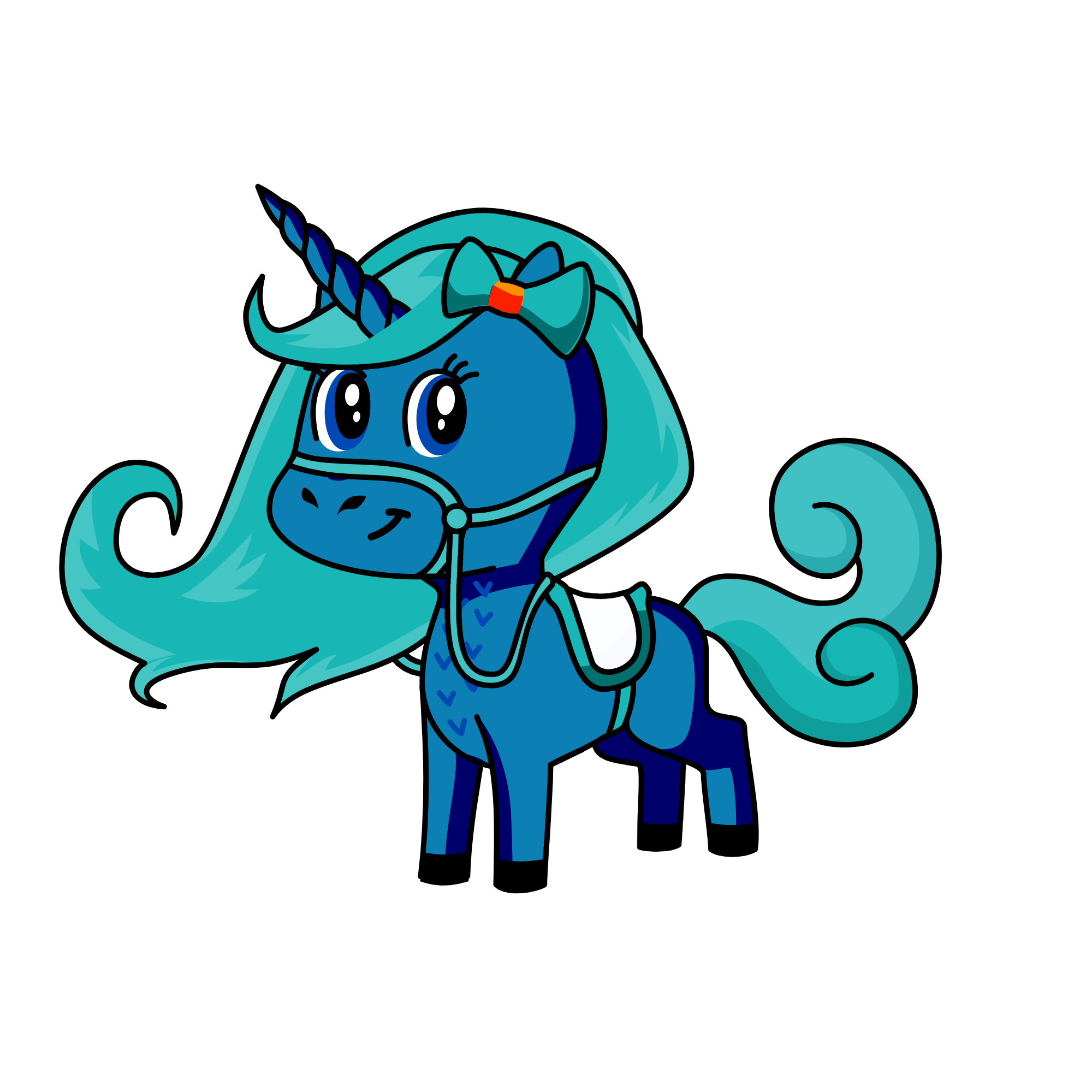 snowy, the unicorn