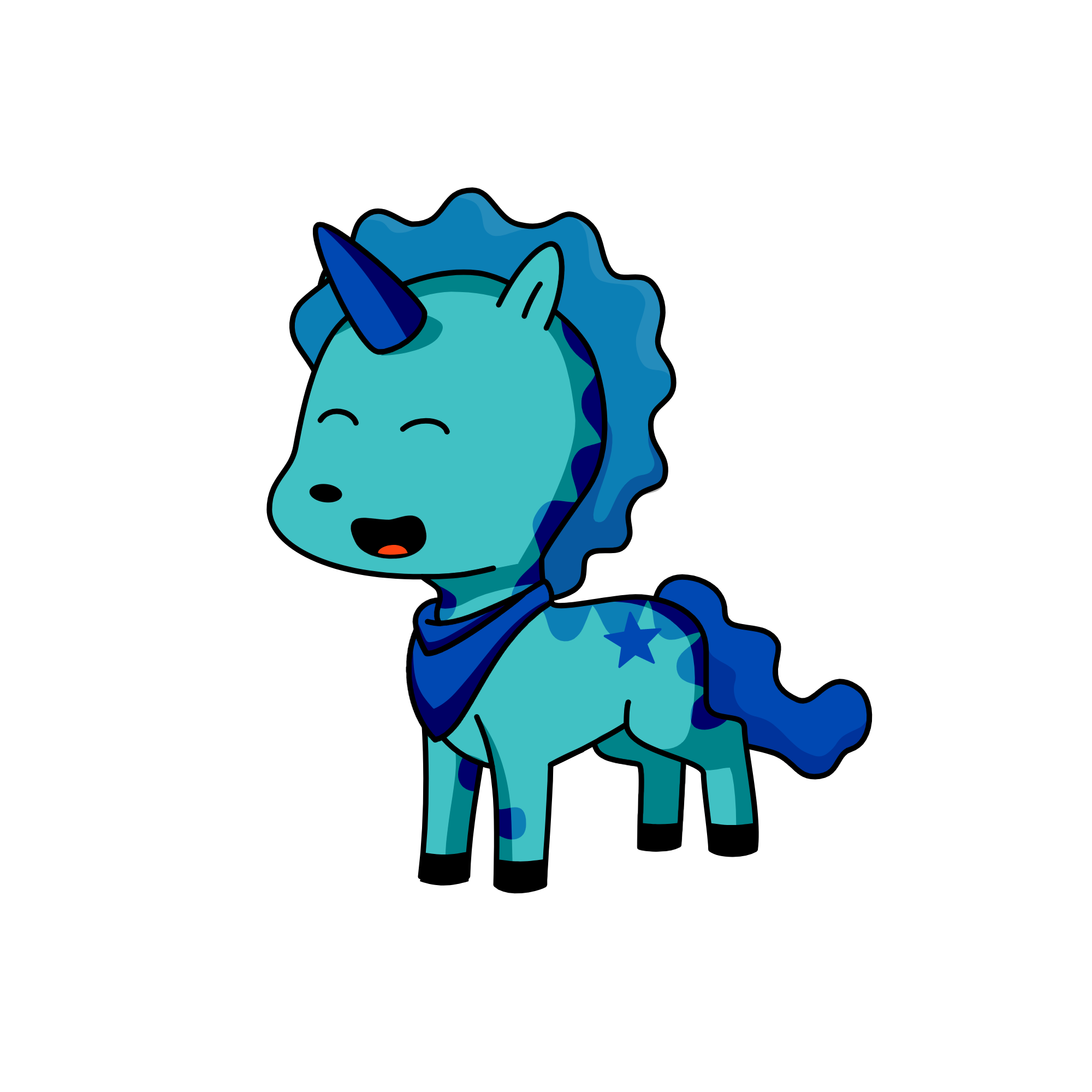 Skeppy, the unicorn